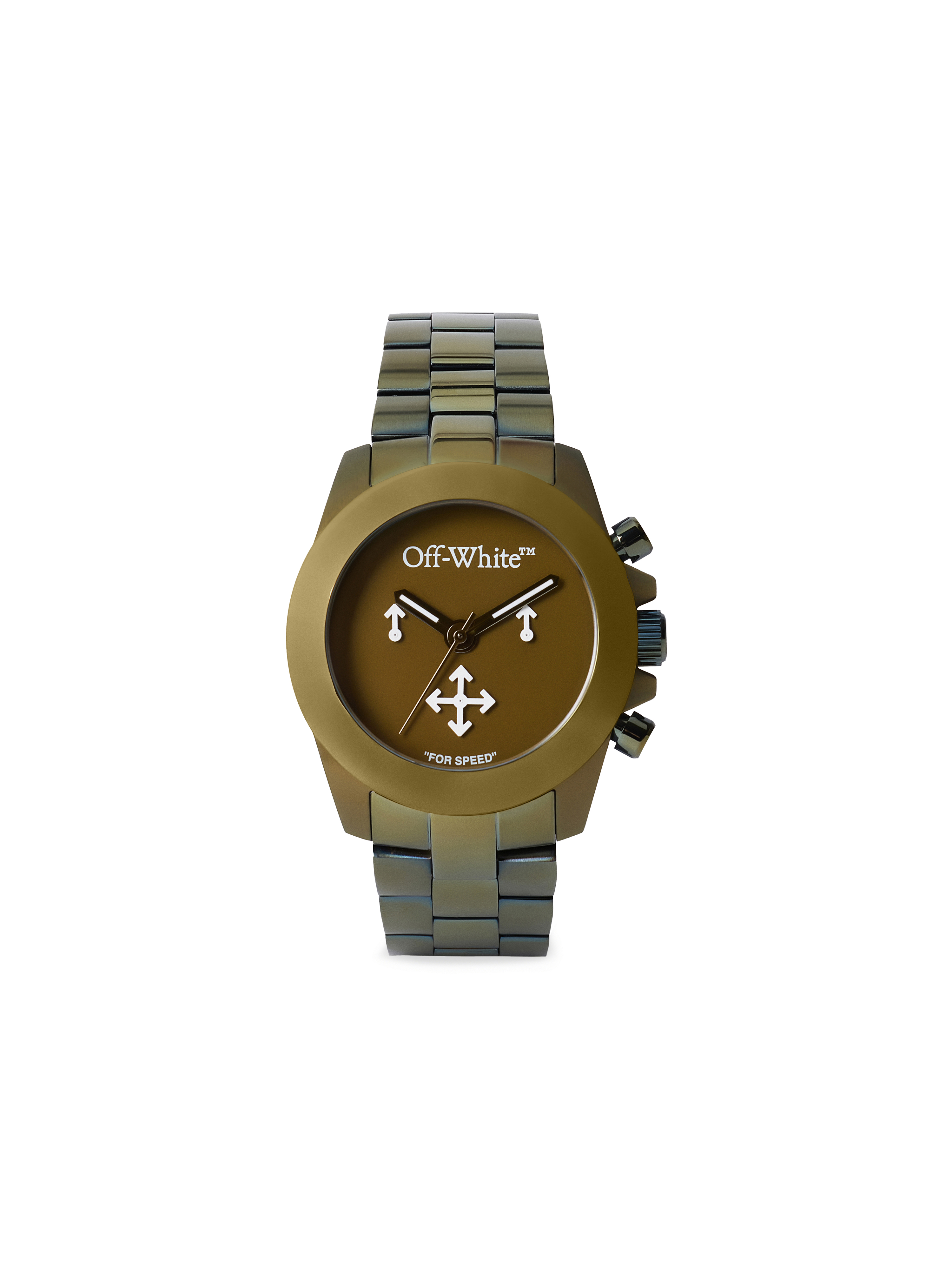 Off-white Reset Watch In Olive
