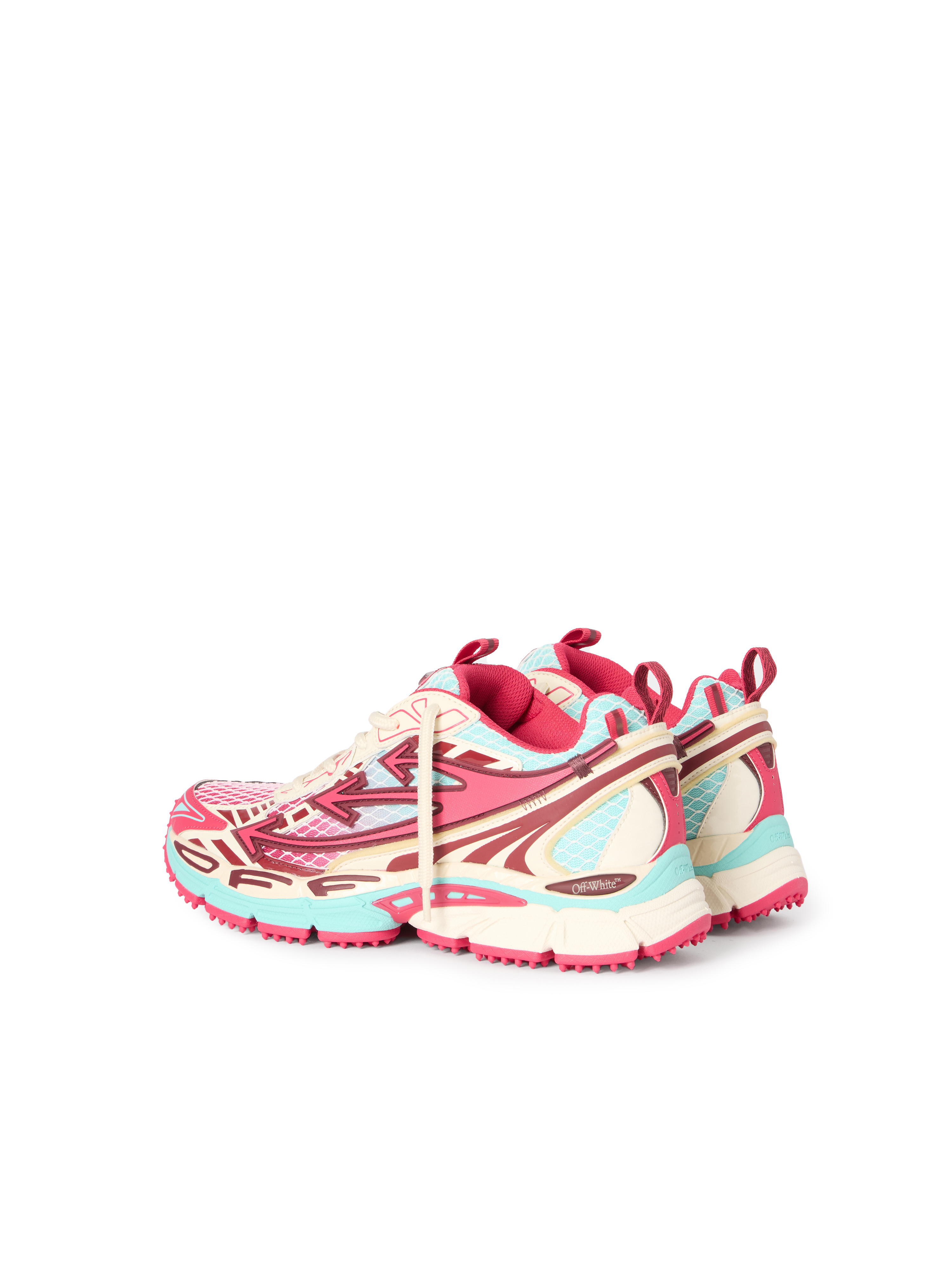 Off-white Be Right Back Nylon And Mesh Sneakers In Multi