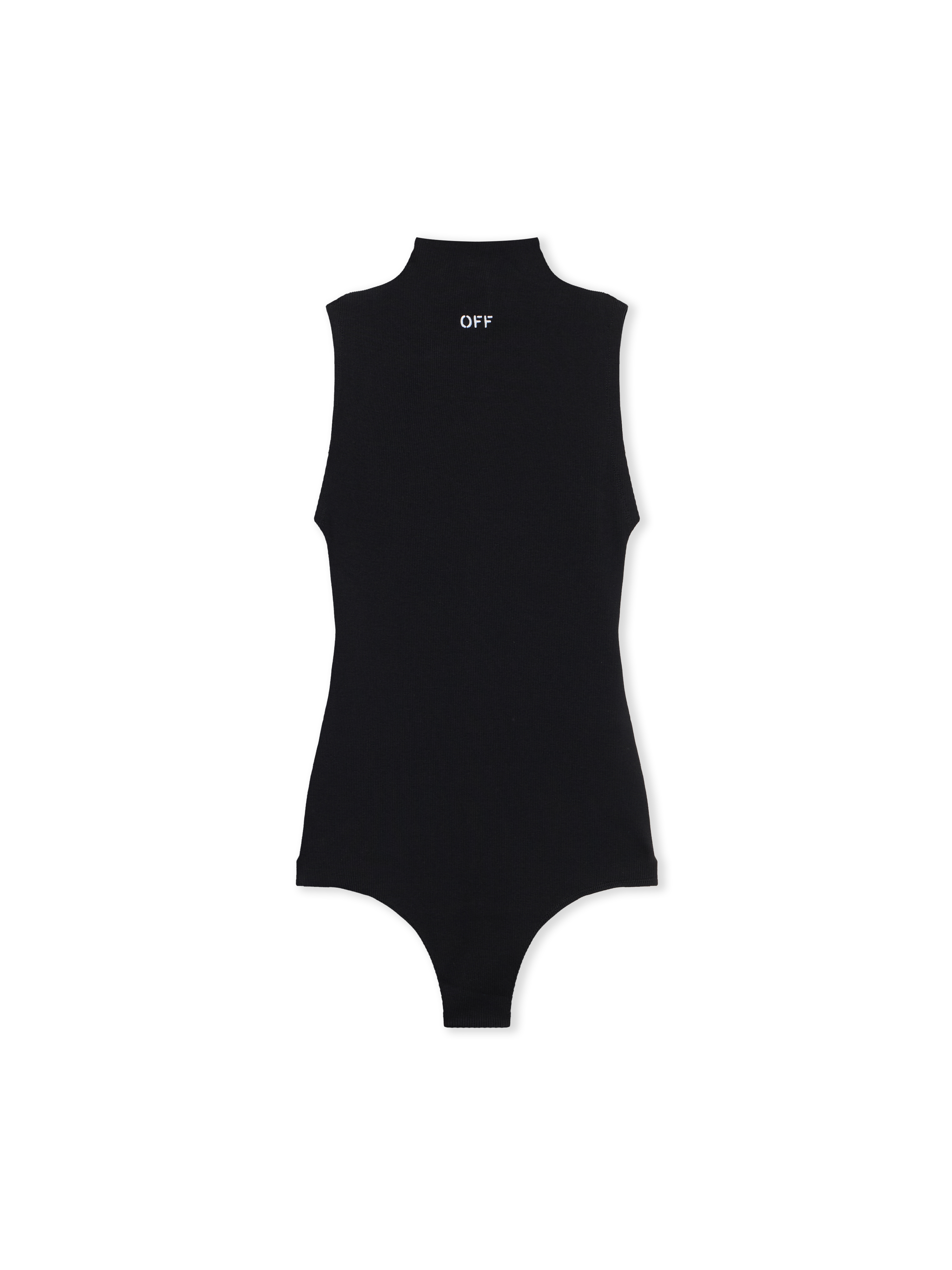 Off-white Off Stamp Ribbed Bodysuit In Multi