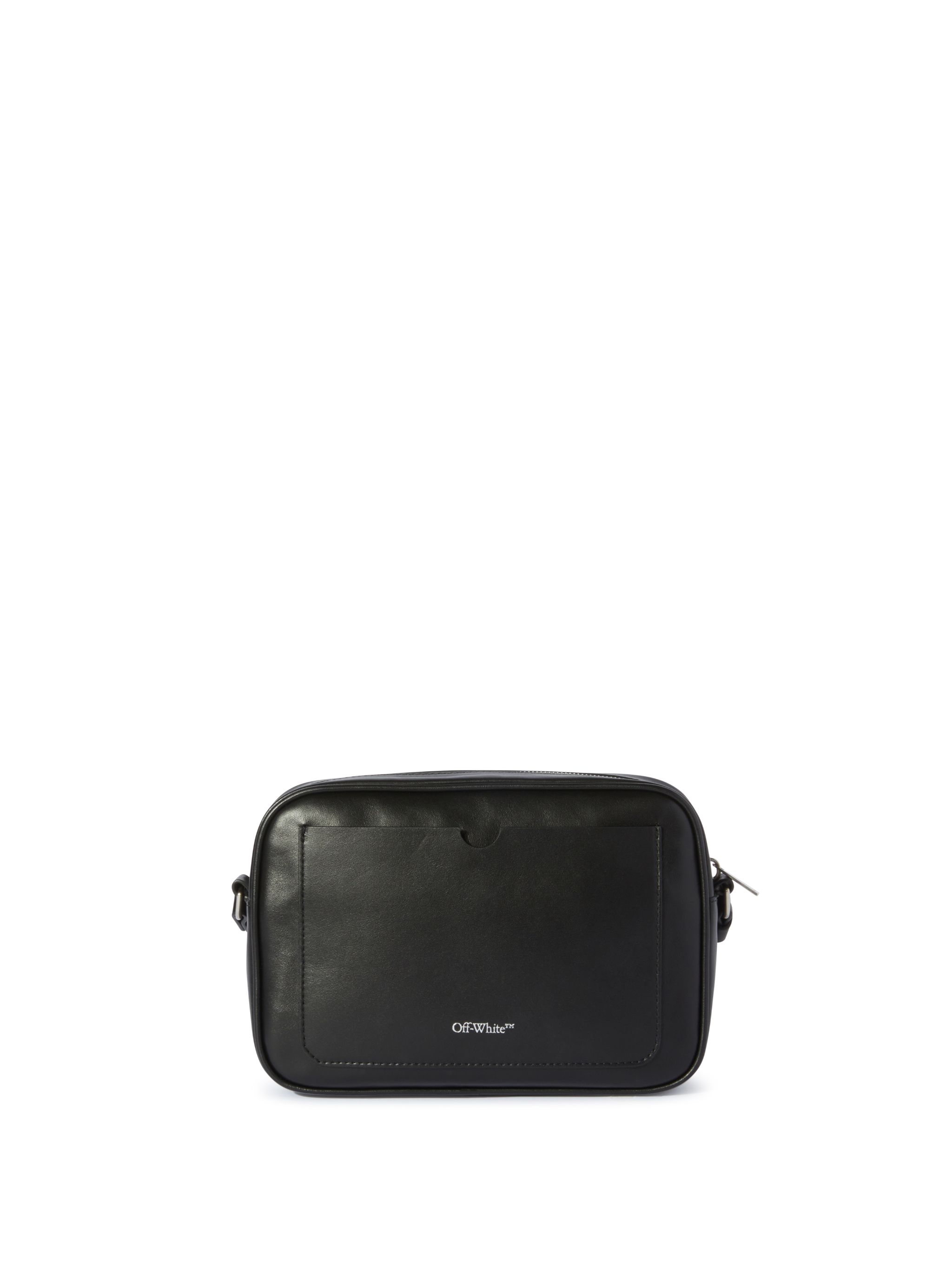 Off-white Black Jitney 'camera Bag' Quote M Bag In Black