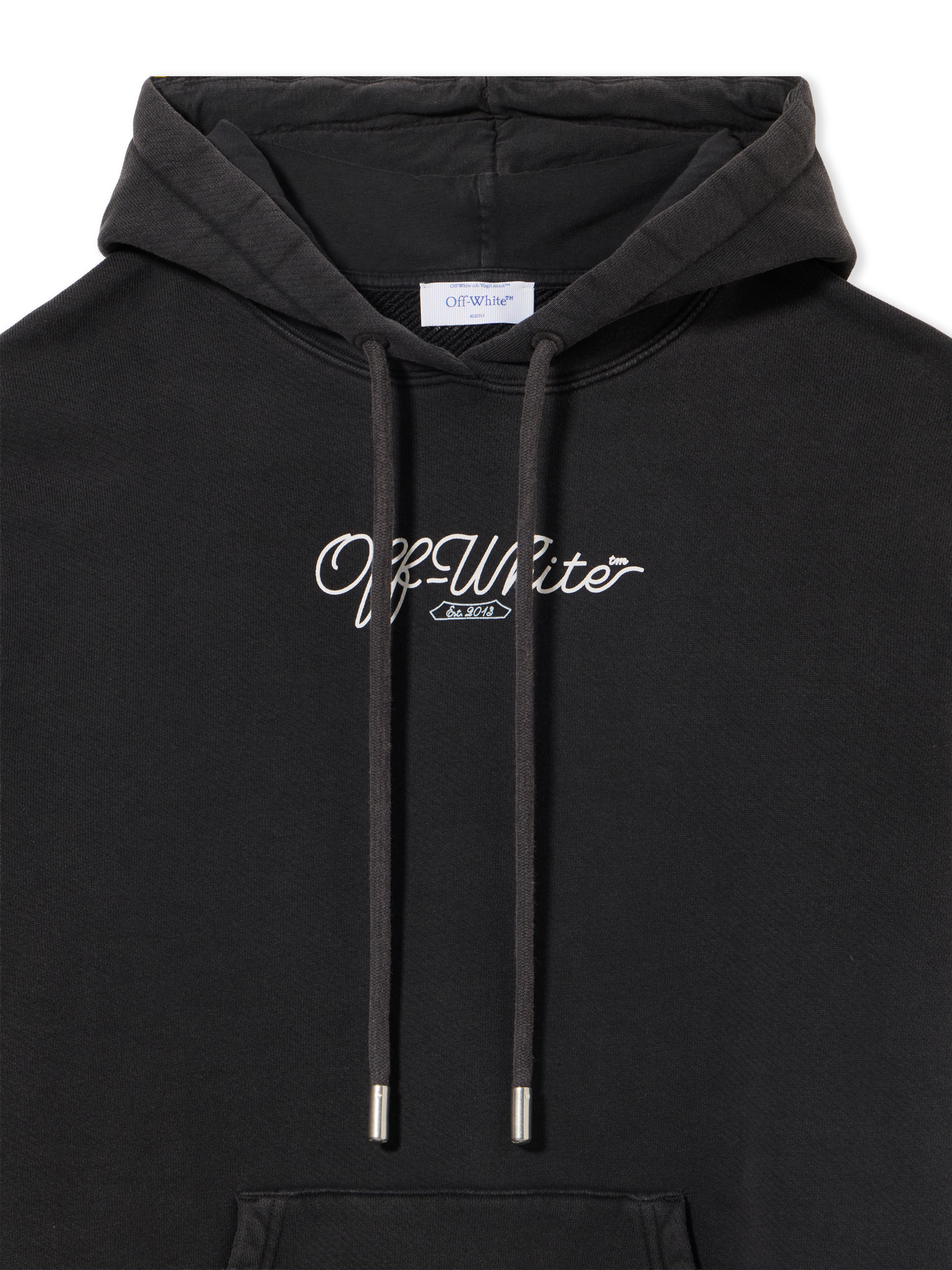  Off White Scissor Arrow Hoodie - Female Parfüms Washed Black-white S 