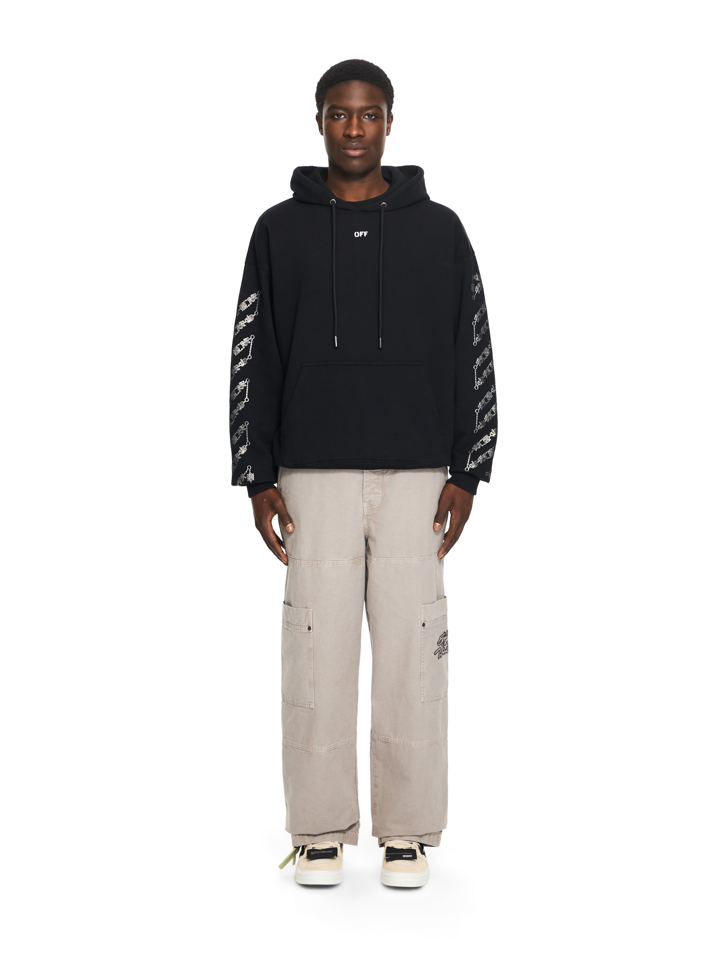 Off-White Chain Arrow Diagonal Skate Hoodie
