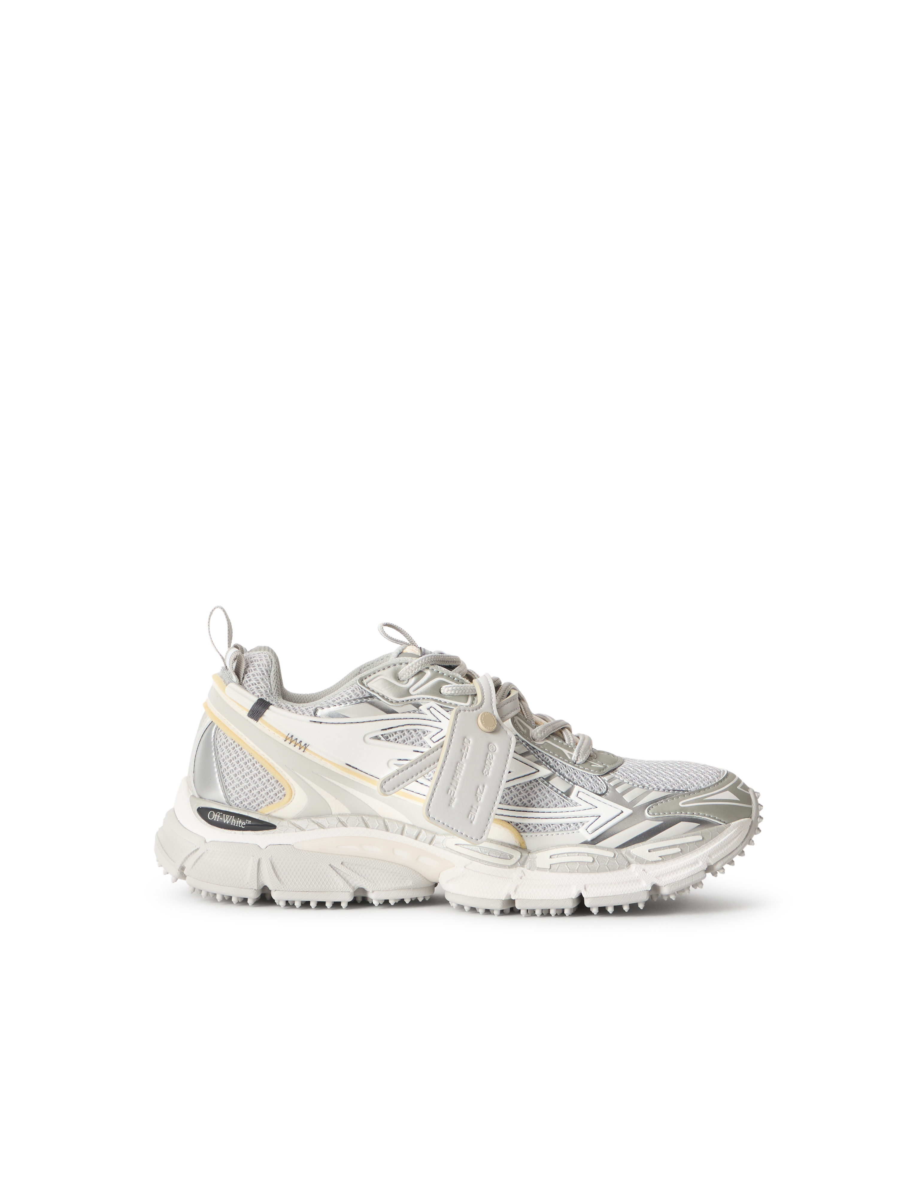 Off White Women's Grey - Silver Gray/Silver Be Right Back - Sneakers 38