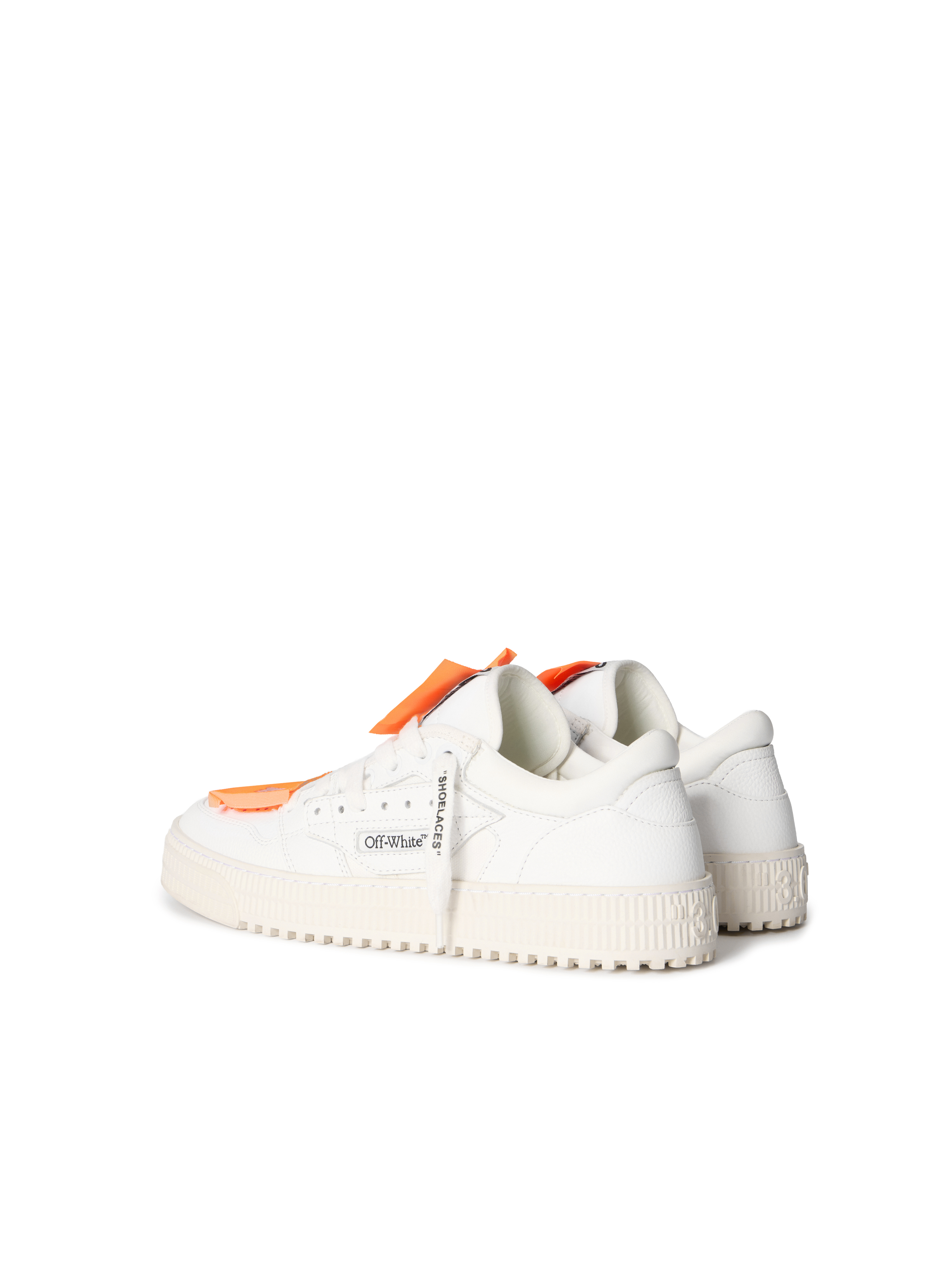 Off-white Low-top Off-court Sneakers With Zip-tie Detail In Neutral