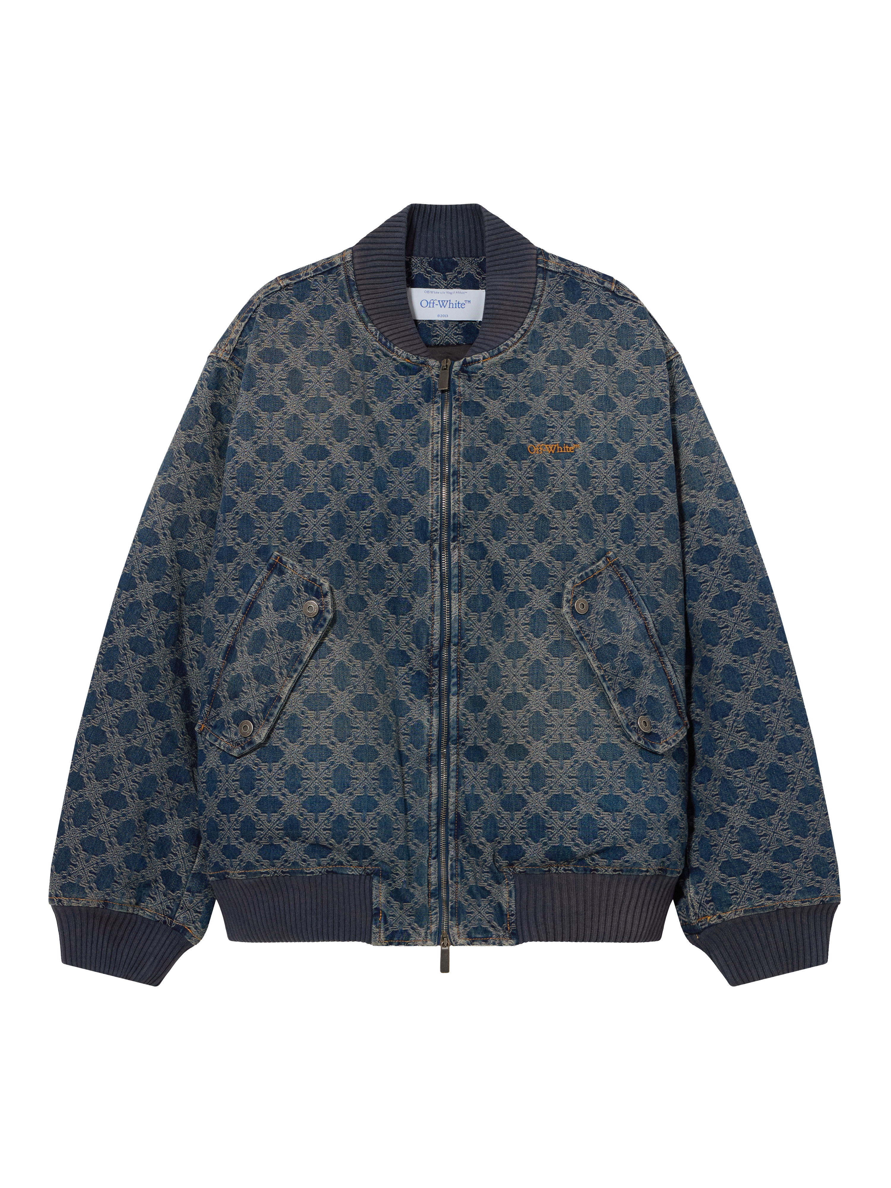 Off White Uomo Blu Giacche, M, New, - Immagine 2