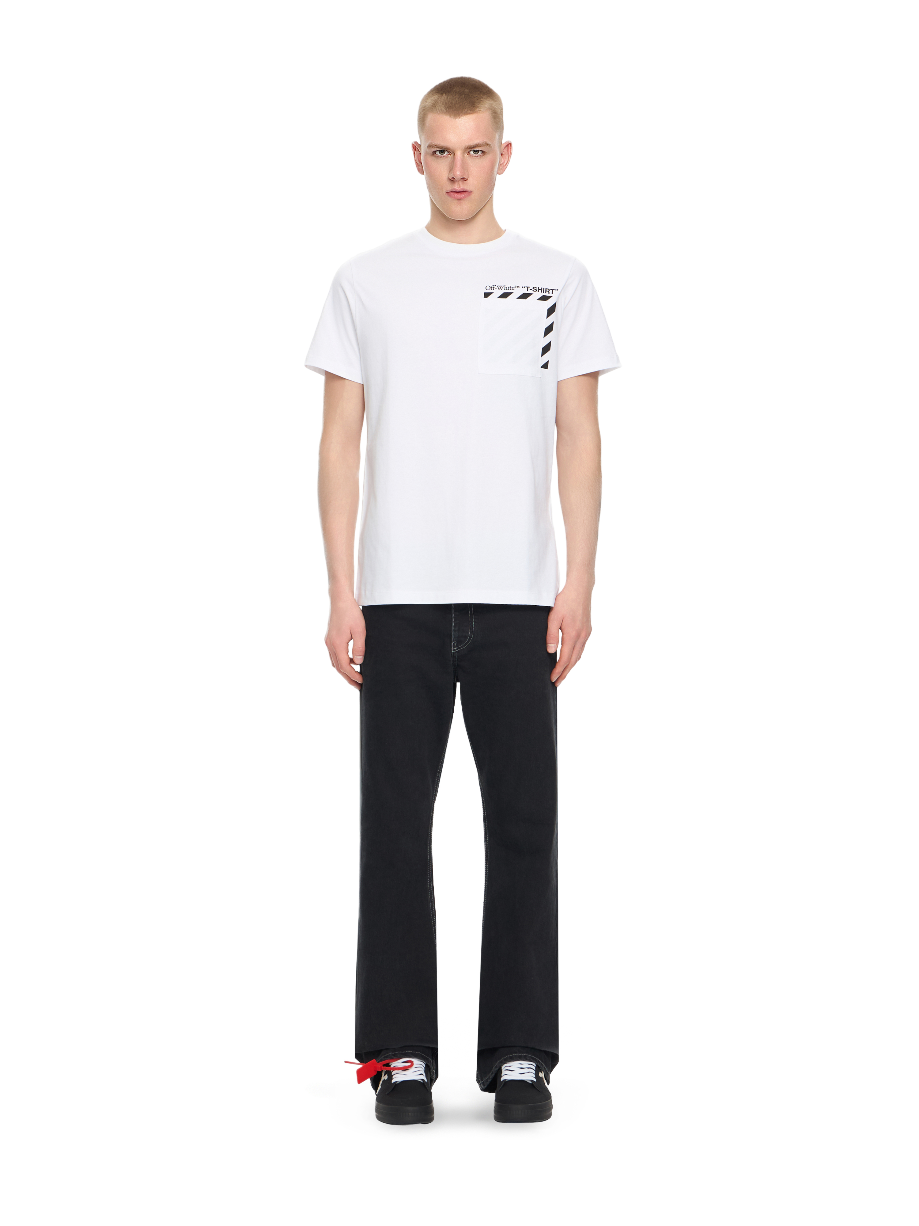  Off White Slim Fit Graphic S/s T-shirt - Male  White Xxl 