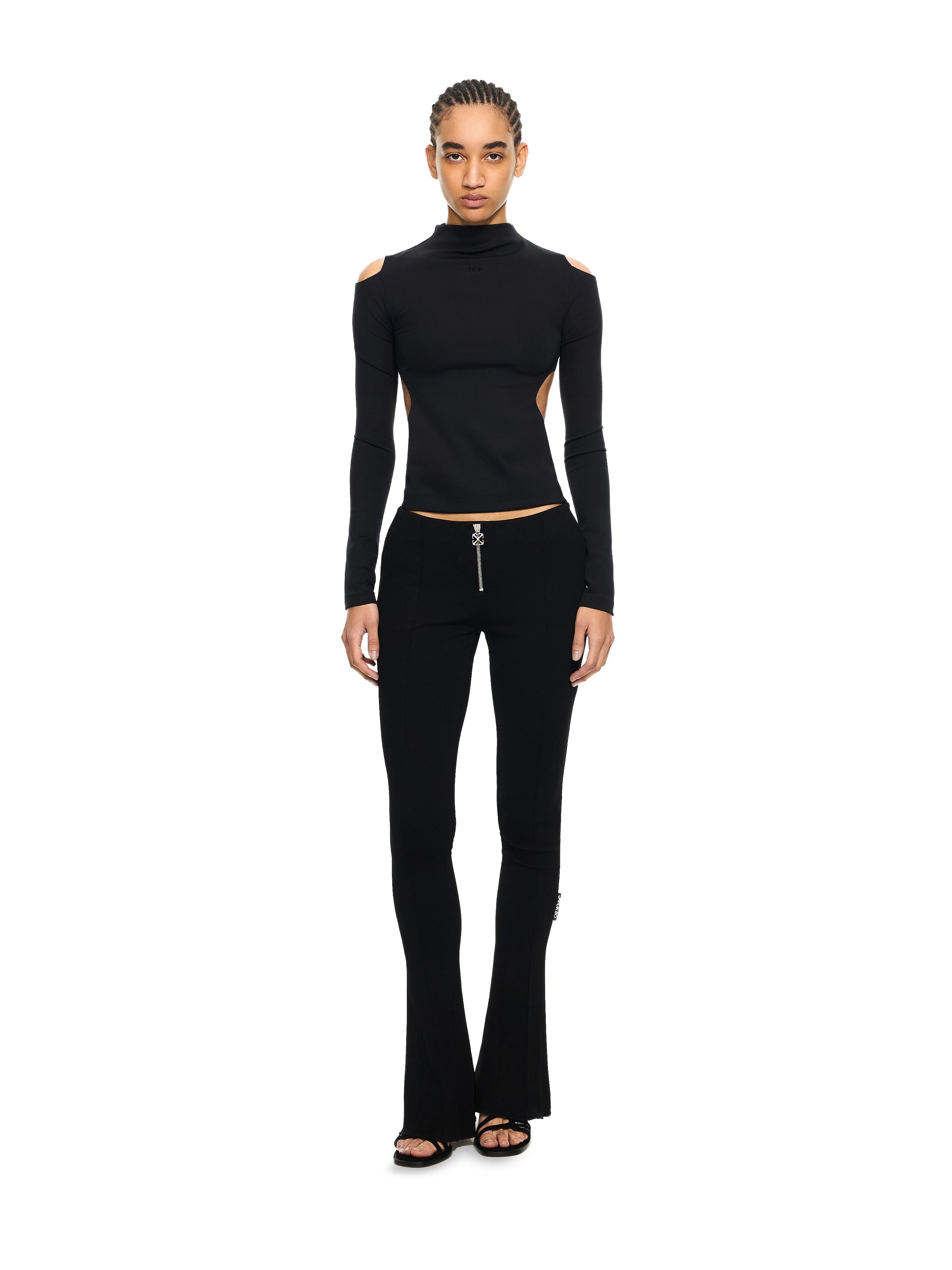 Off-White Sleek Meteor Long-Sleeved Top