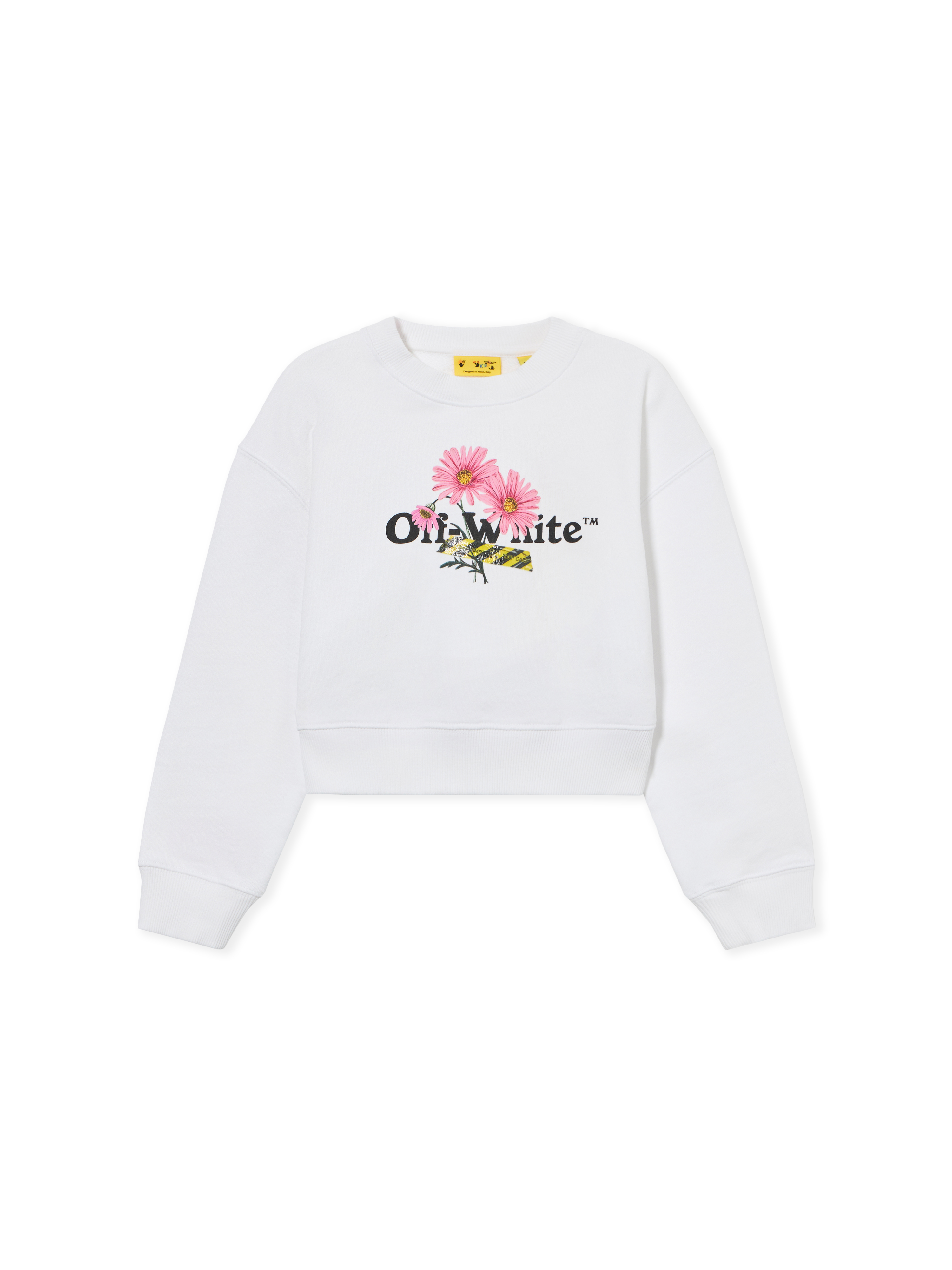  Off White Daisy Logo Box Sweatshirt - Kids Clothing White 12+ 
