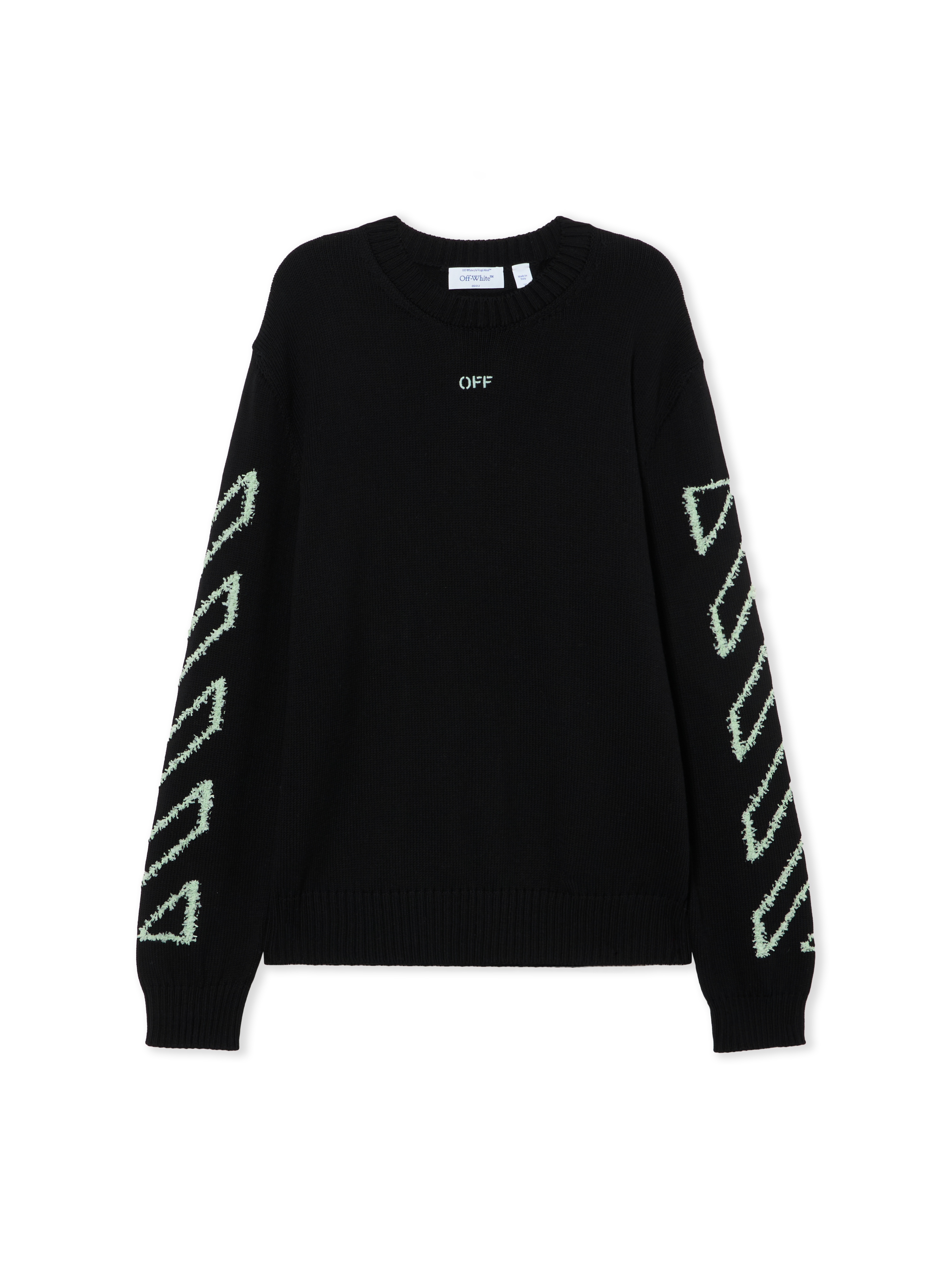 Off-white Sweater Men In Black