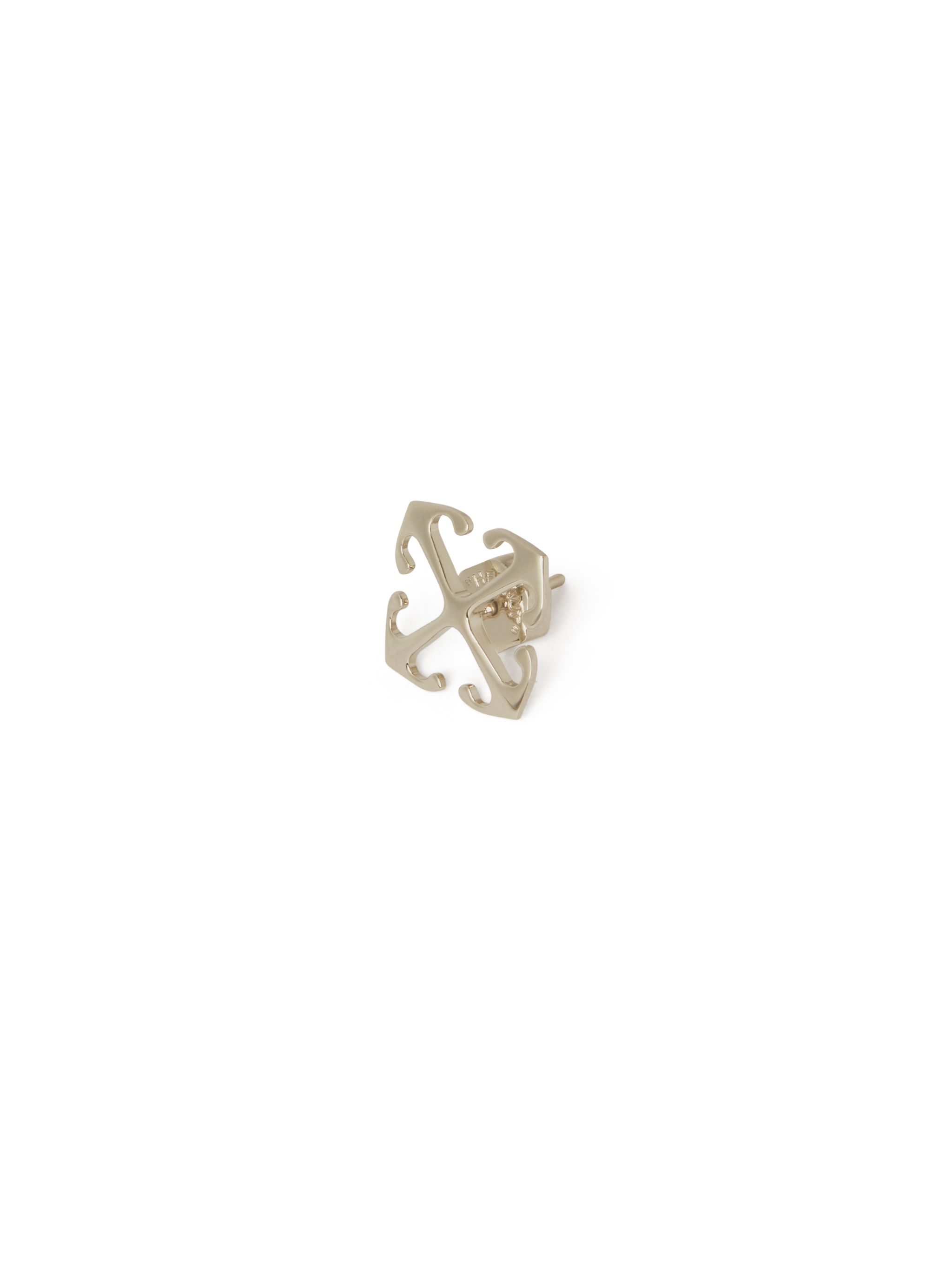  Off White Arrow Mono Earring - Male  Silver O/s 