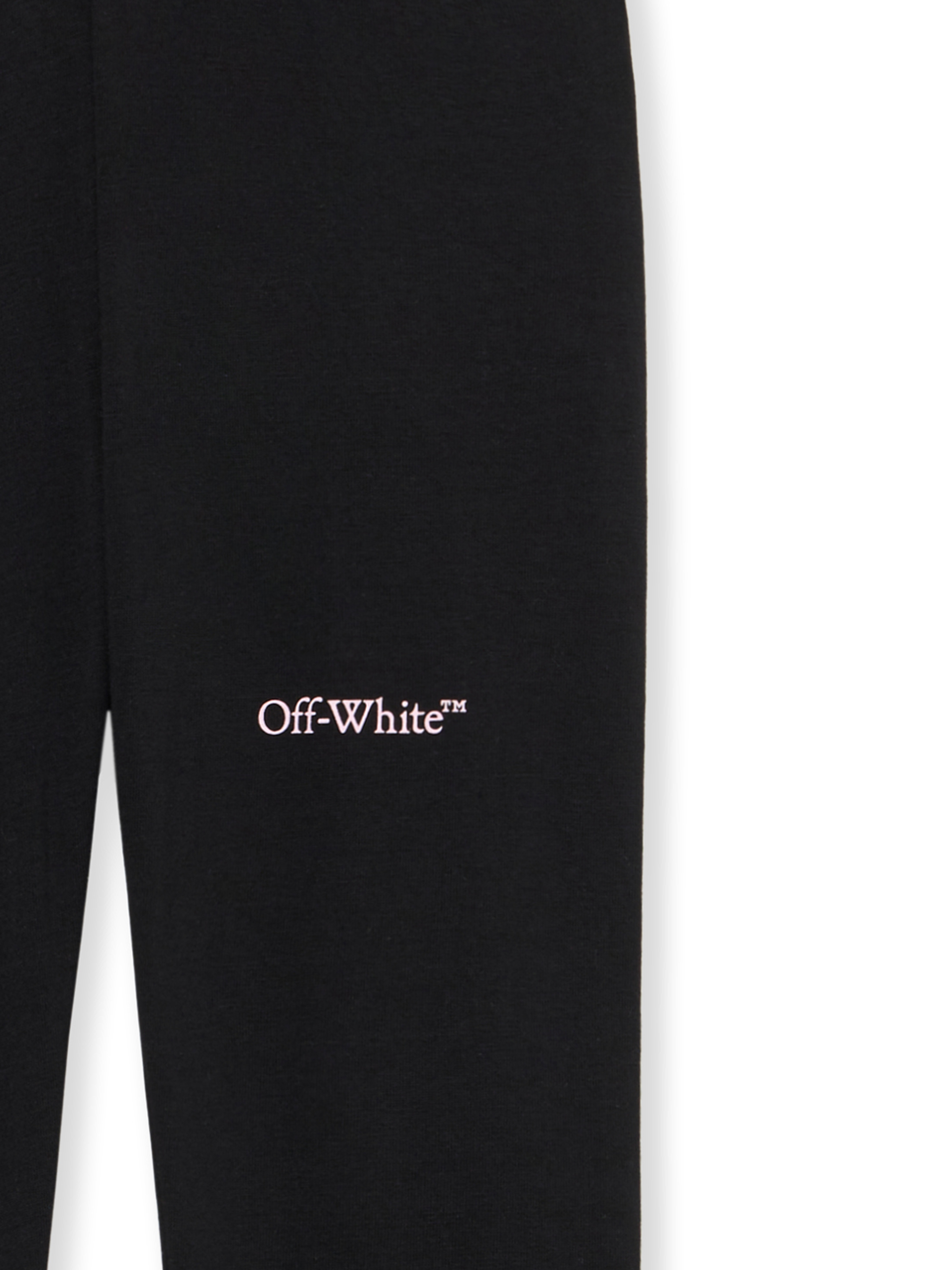  Off White Bookish Leggings - Kids Mädchen Kleidung Black 8 