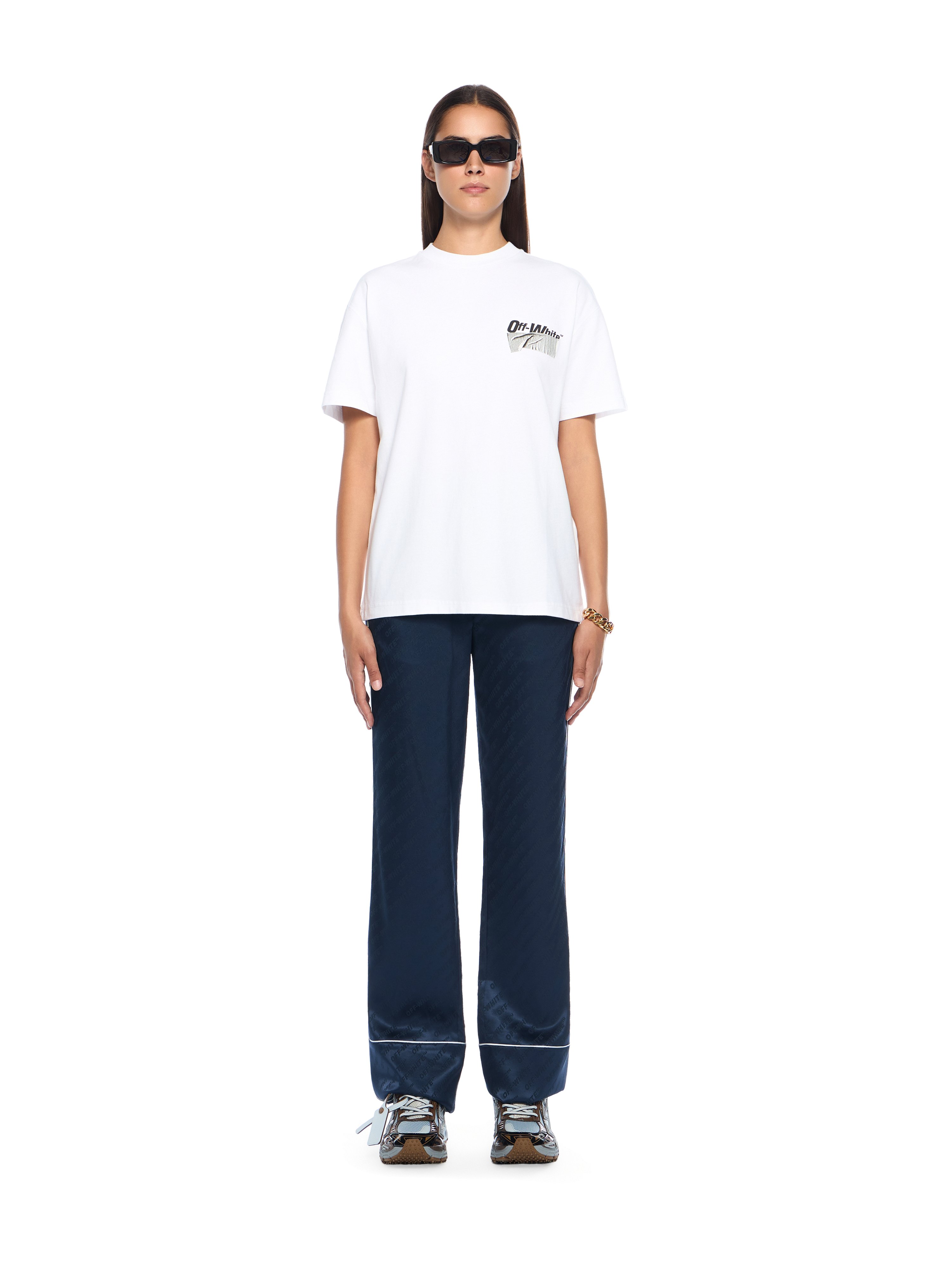 Off-white Soundsystem Tape Regular T-shirt In White