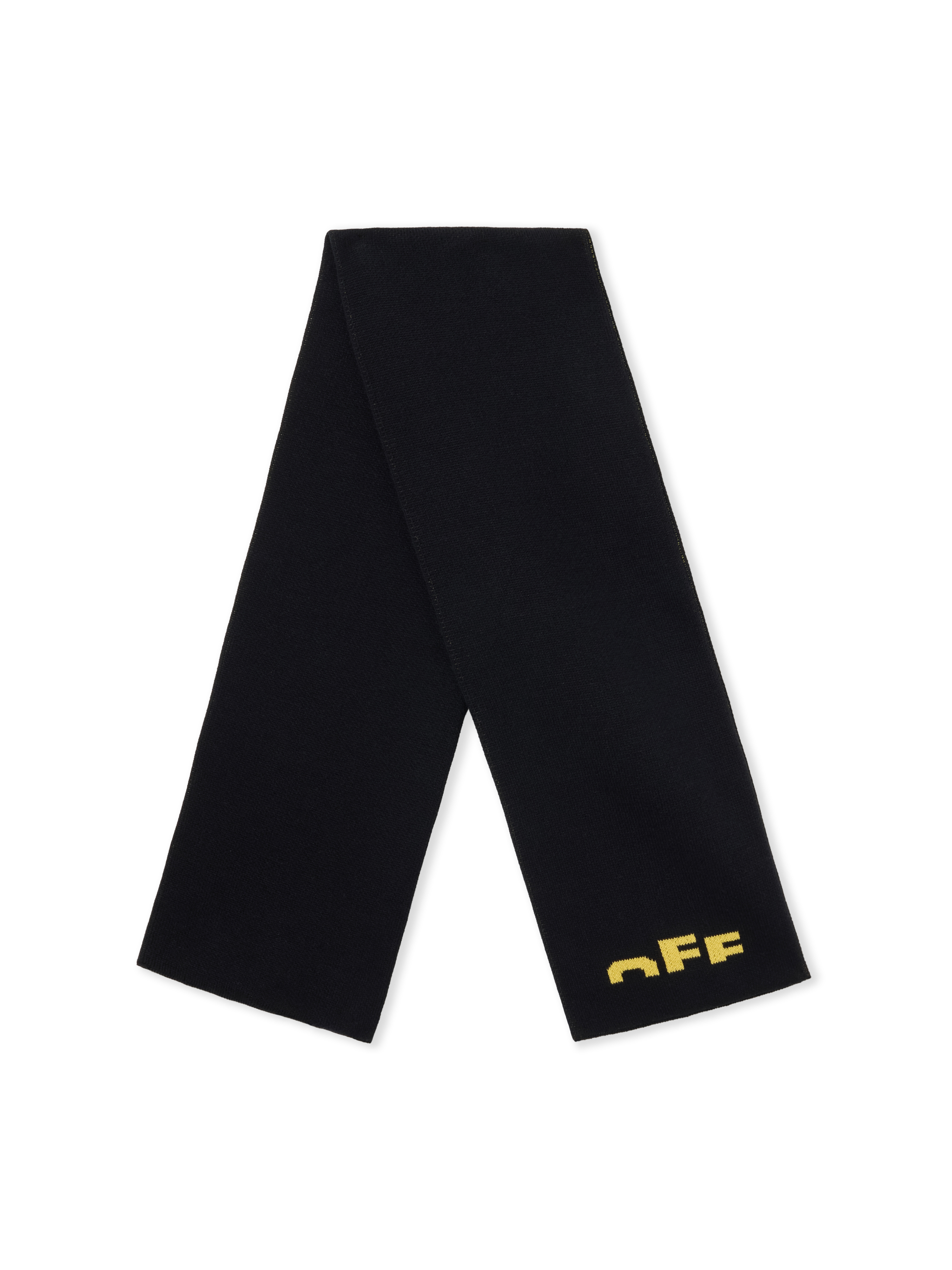 Off-white Type Logo Scarf In Black