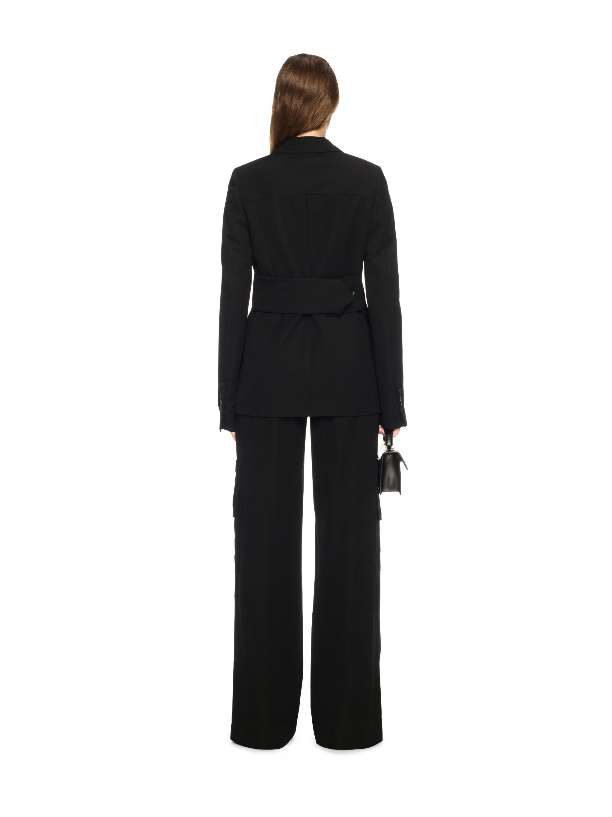 Shop Off-white Black Toybox Wool Cargo Pants