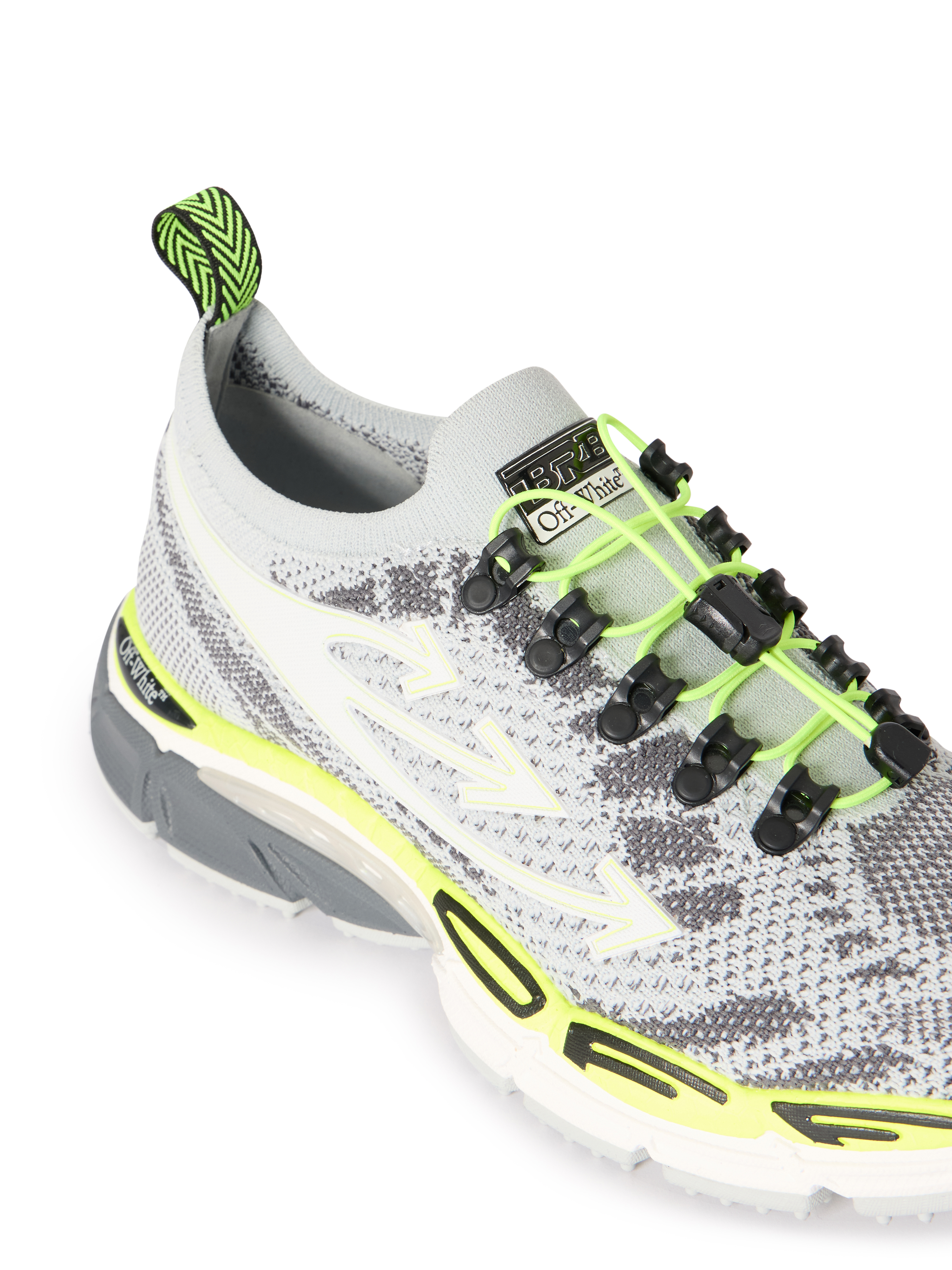 Off-white Multicolor Polyester Athletic Sneakers In Gray