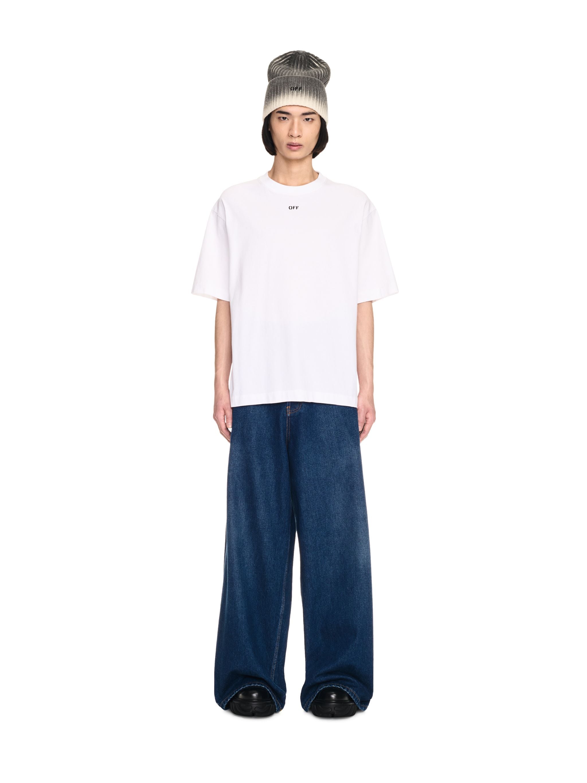 Off-White SCRIPT WIDE JEANS