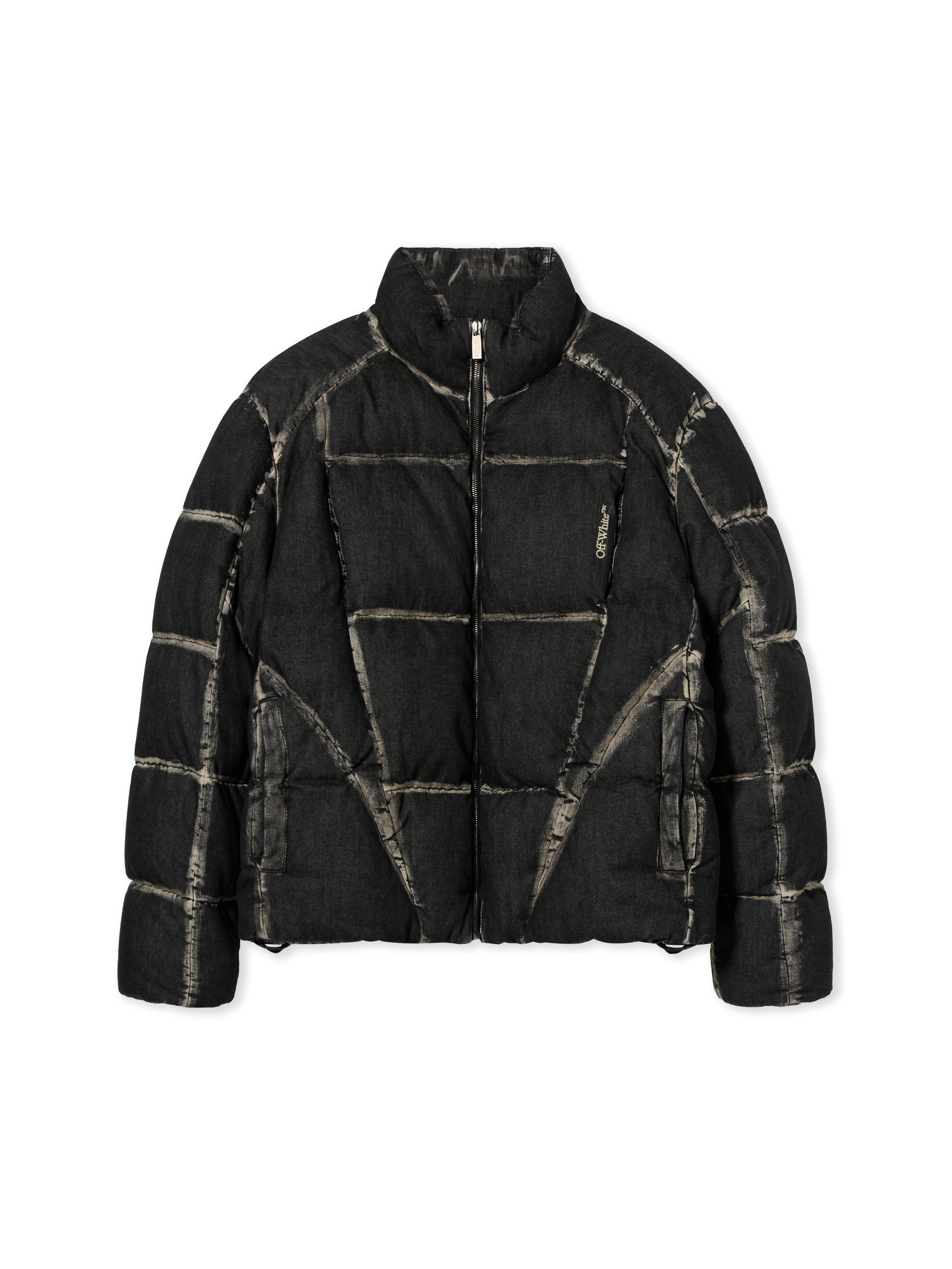Off White Uomo Highlighted Black Giubbotto Imbottito Bookish Racing - Capispalla 48 - Immagine 1