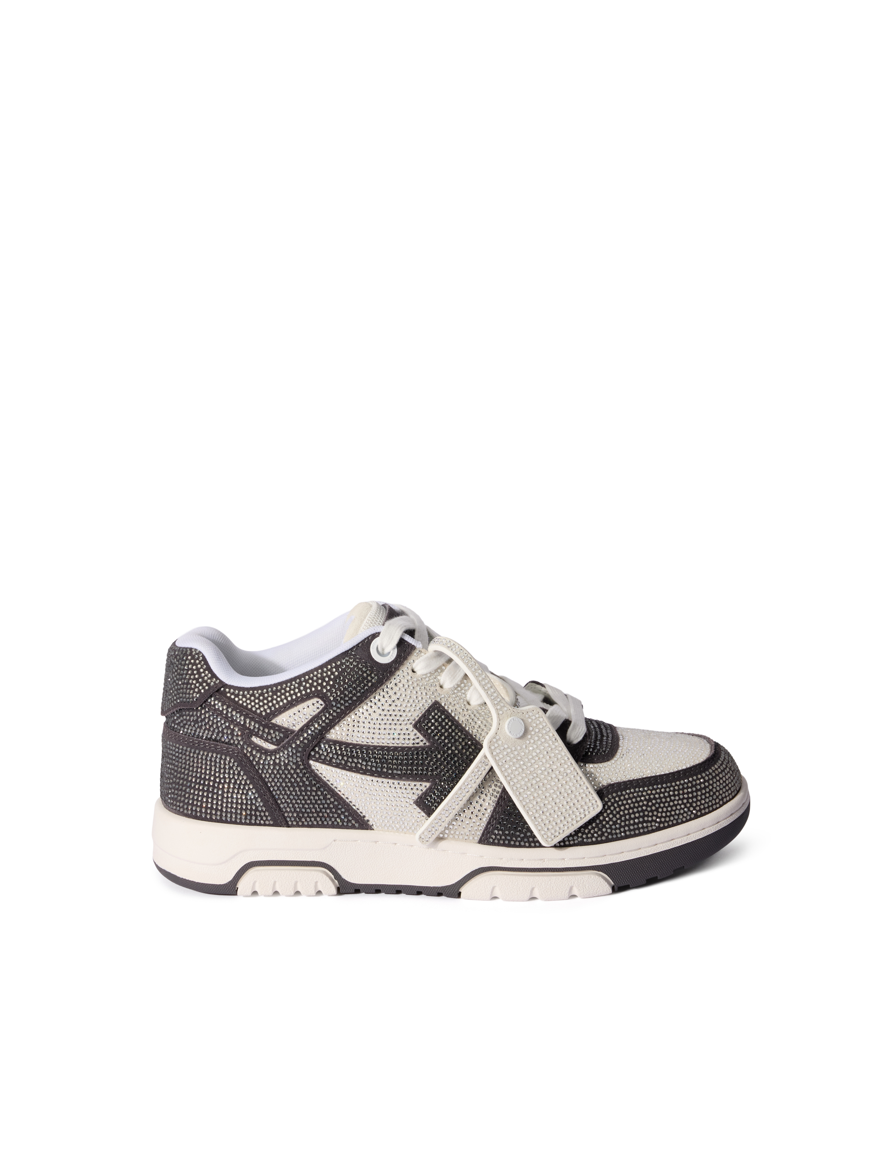  Off White Out Of Office Crystal Sneakers - Male  White - Dark Grey 42 