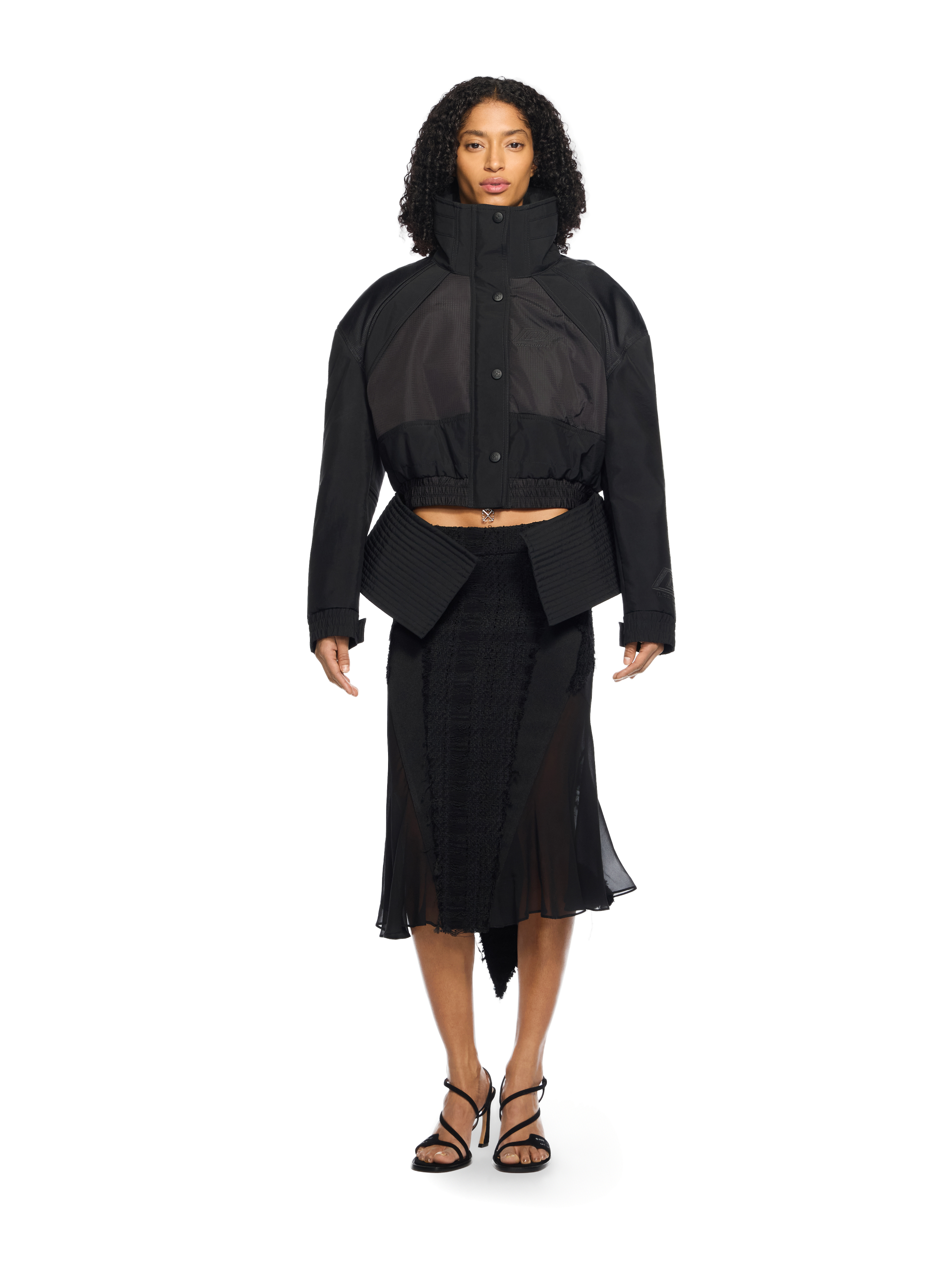 Off-White Tweed Star Skirt