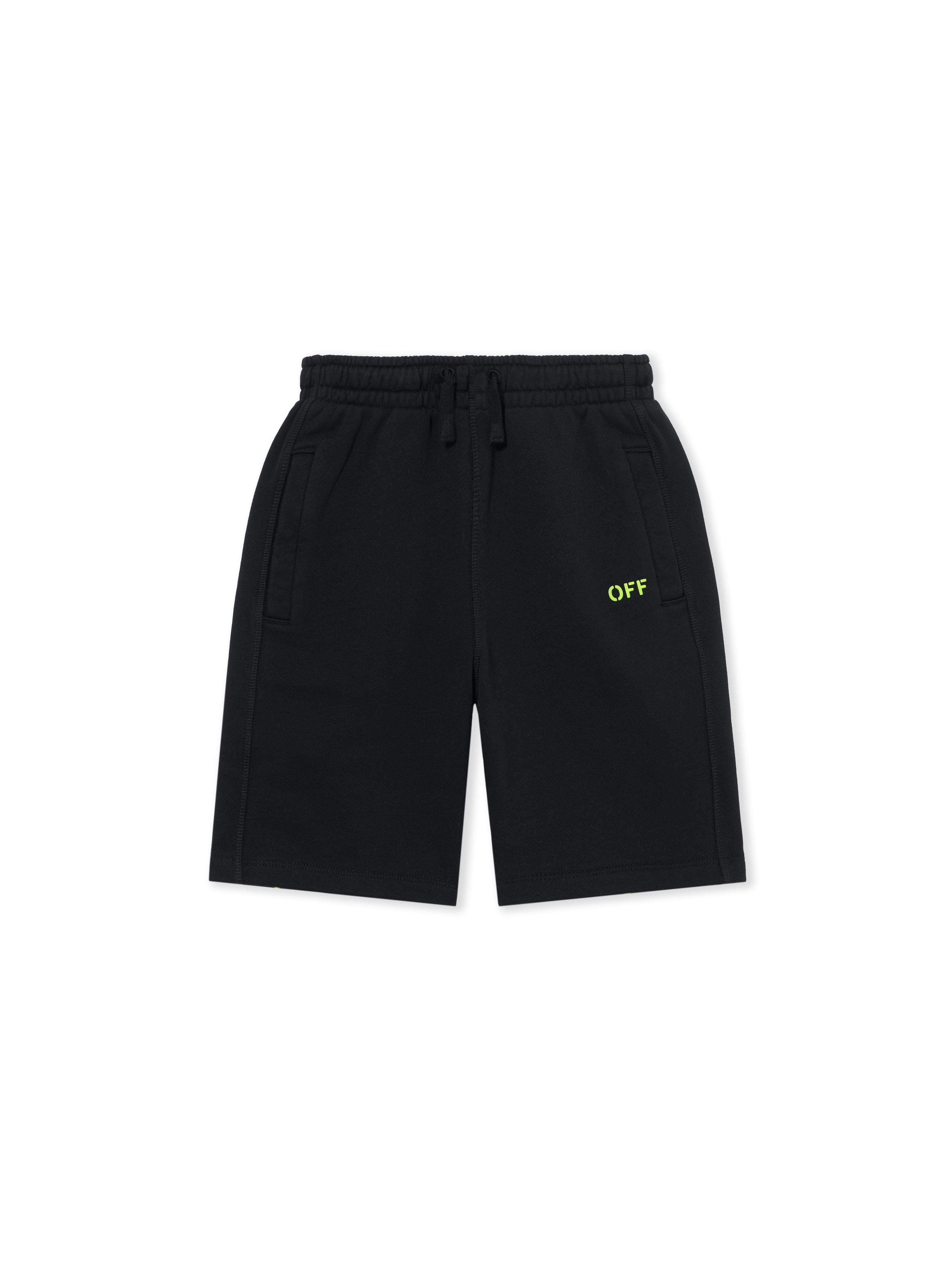  Off White Off Diagonal Sweatshorts - Kids Jungen Kleidung Black 10 