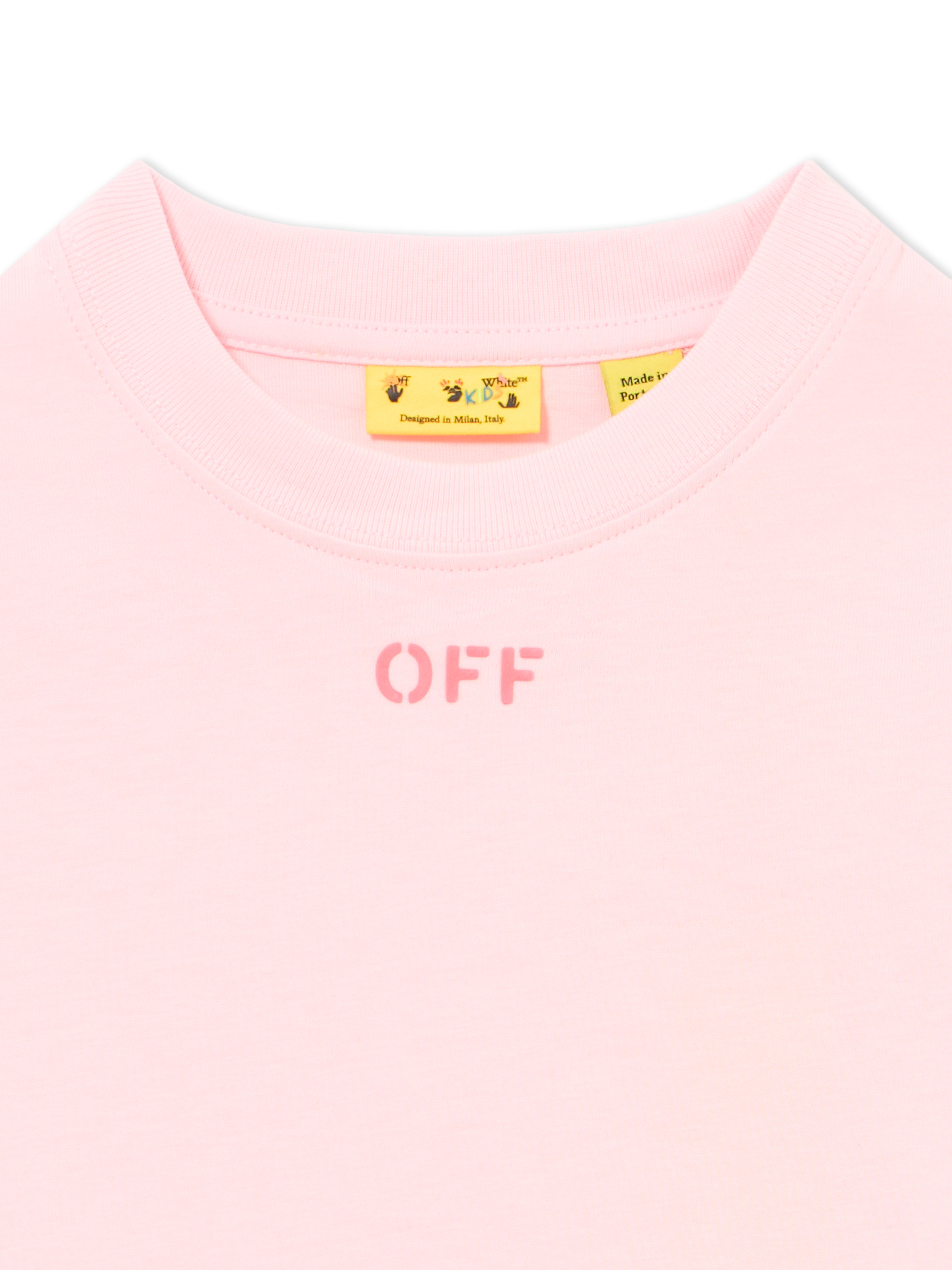  Off White Off Diagonal T-shirt - Kids Mädchen Kleidung Ballet Slipper 10 