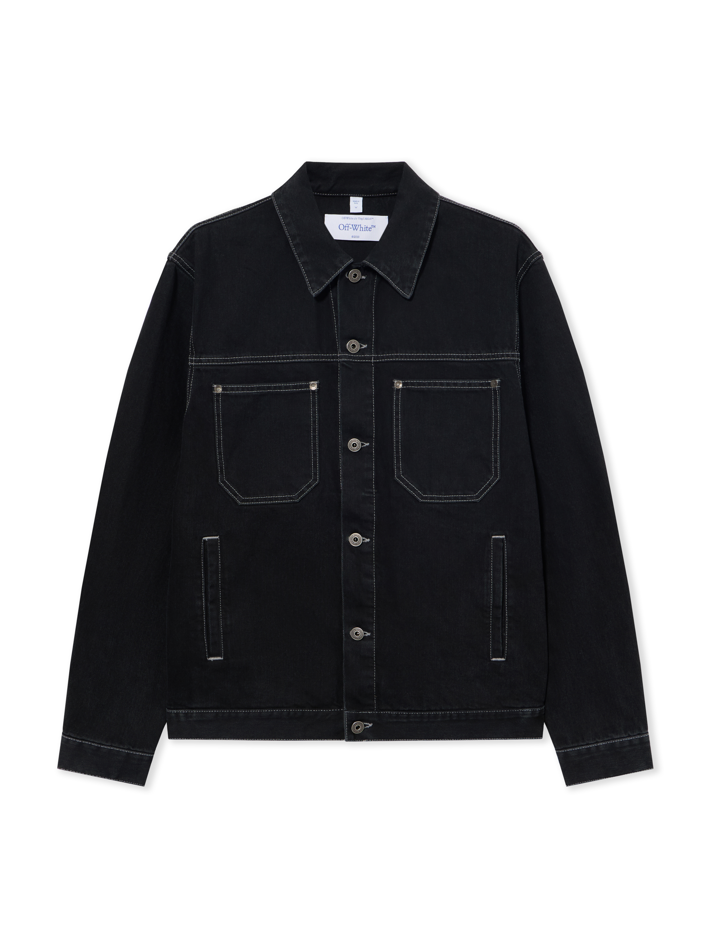 Off-White Half Arrow Denim Skate Jacket