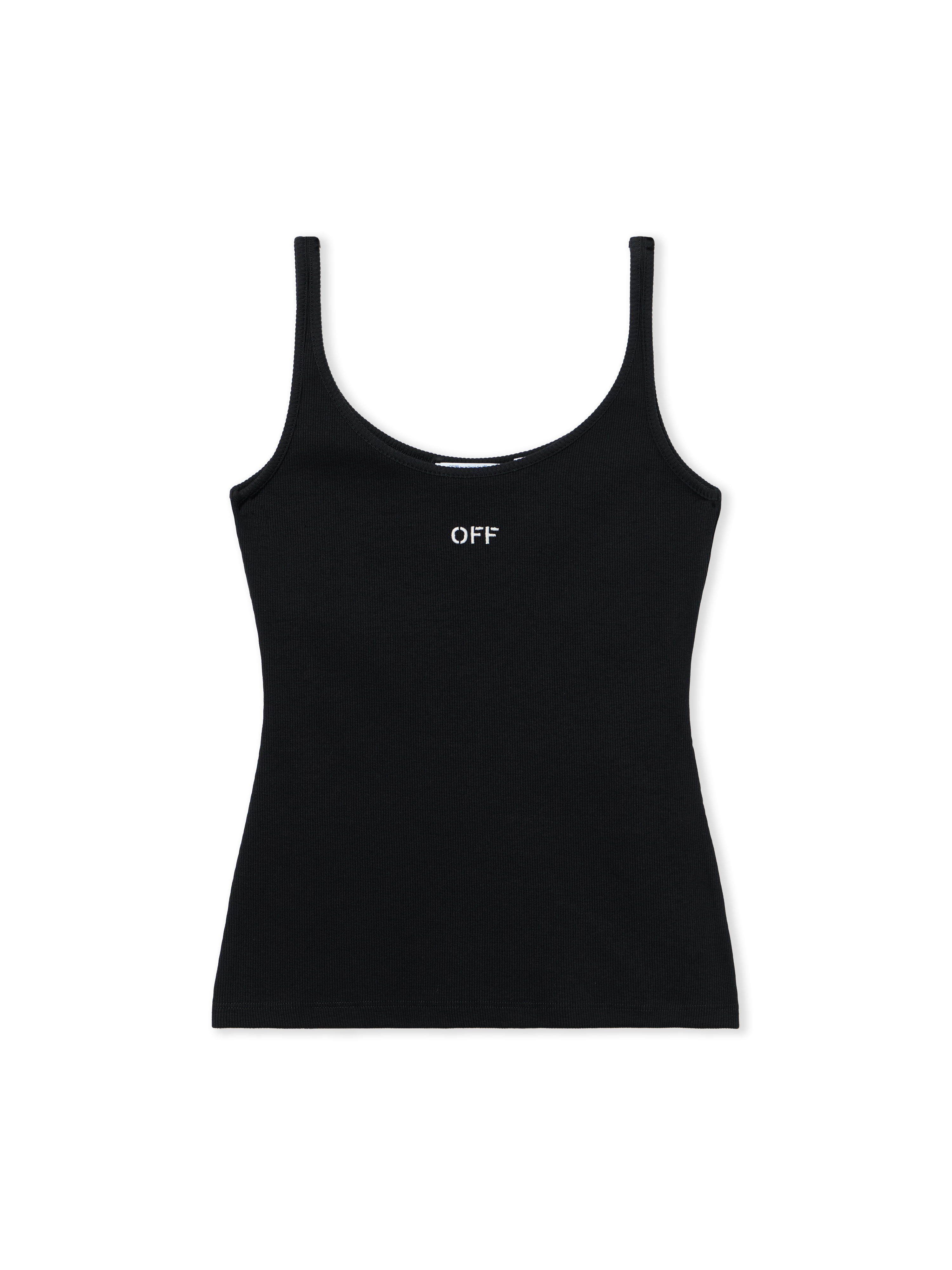 Off-White Off Stamp Rib Tank Top