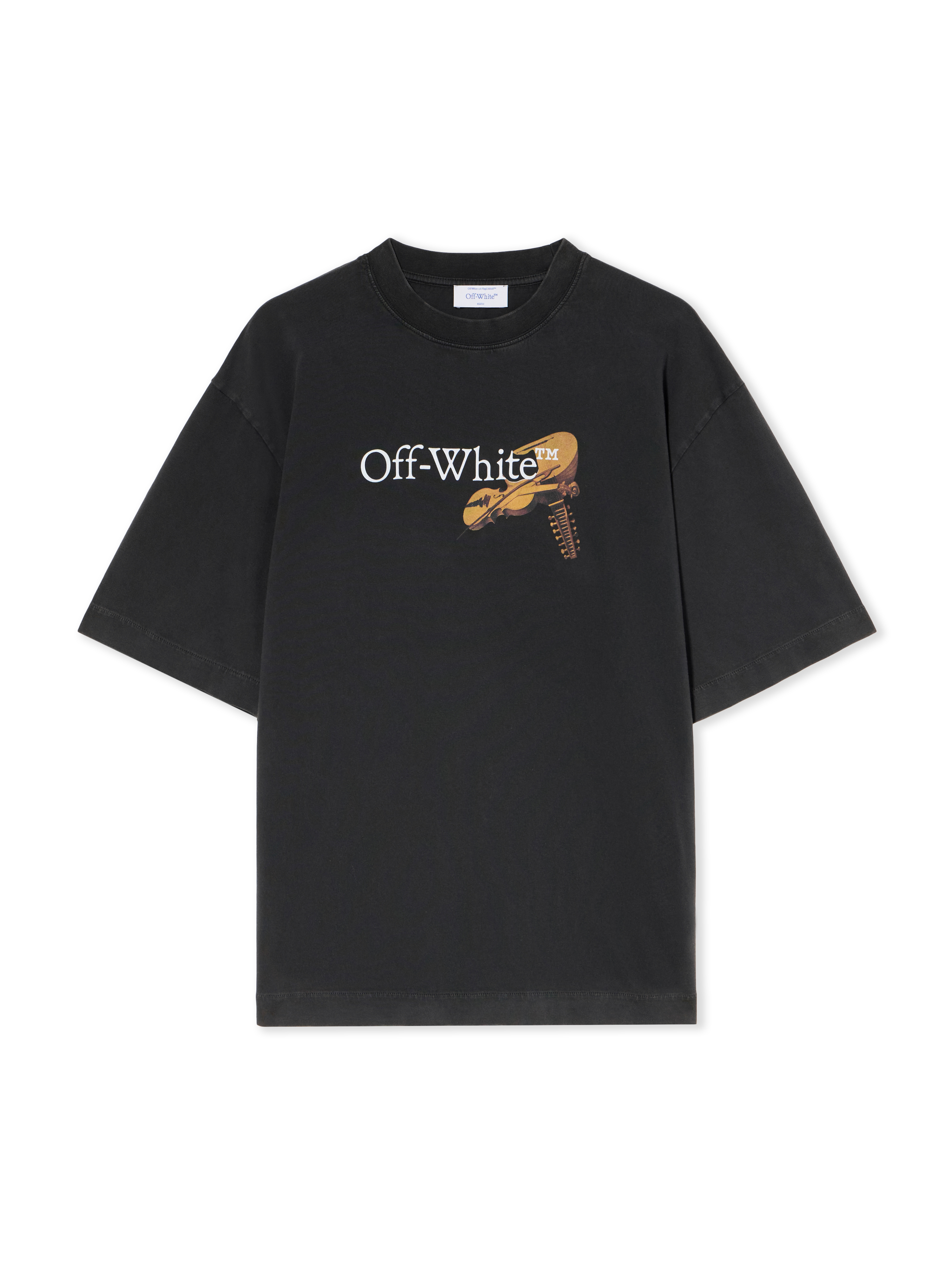 Off-white Cupid Arrow Graphic Short Sleeve T-shirt In Black