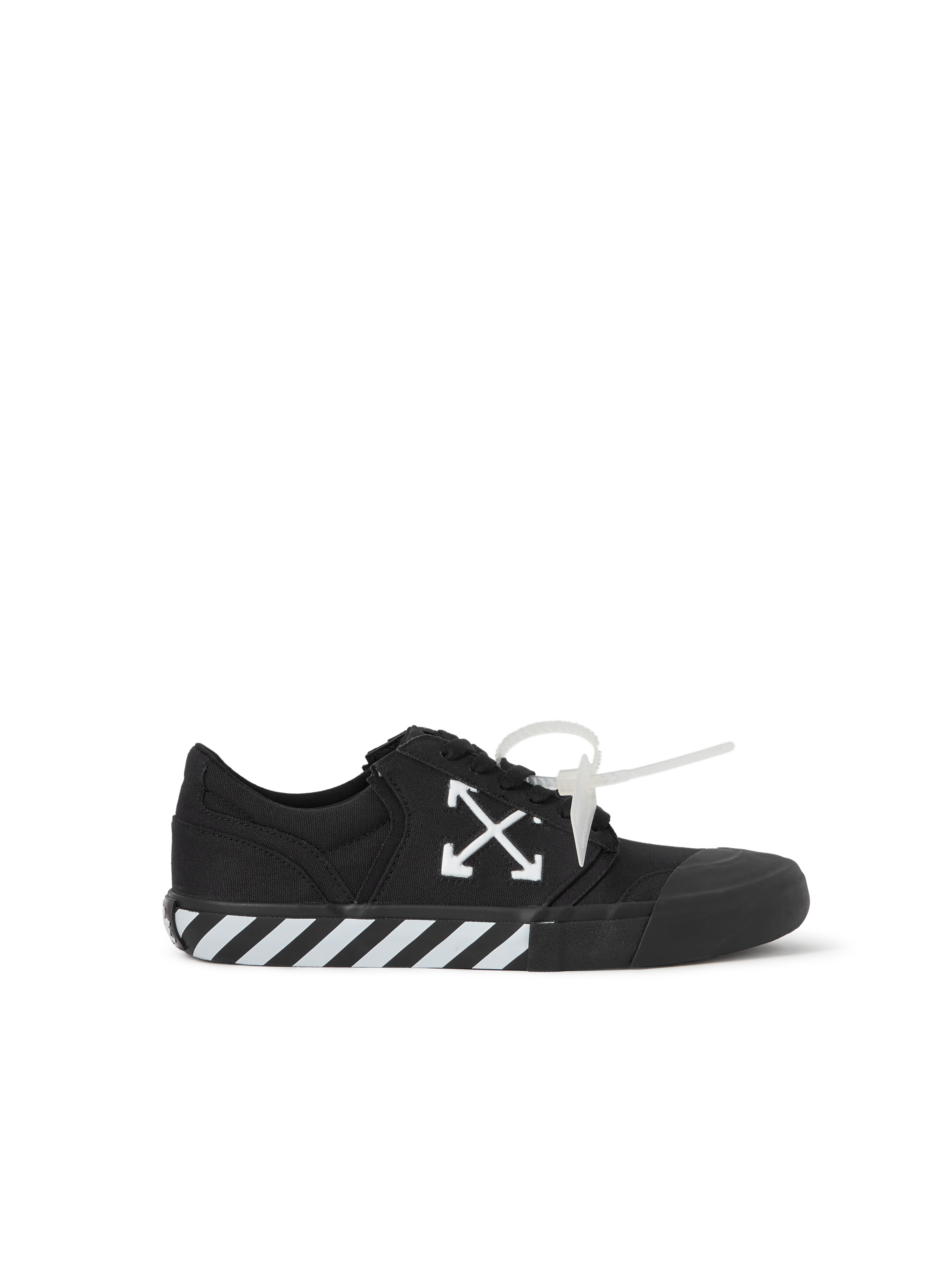  Off White Vulcanized Undercut Sneakers - Female  Black - White 35 