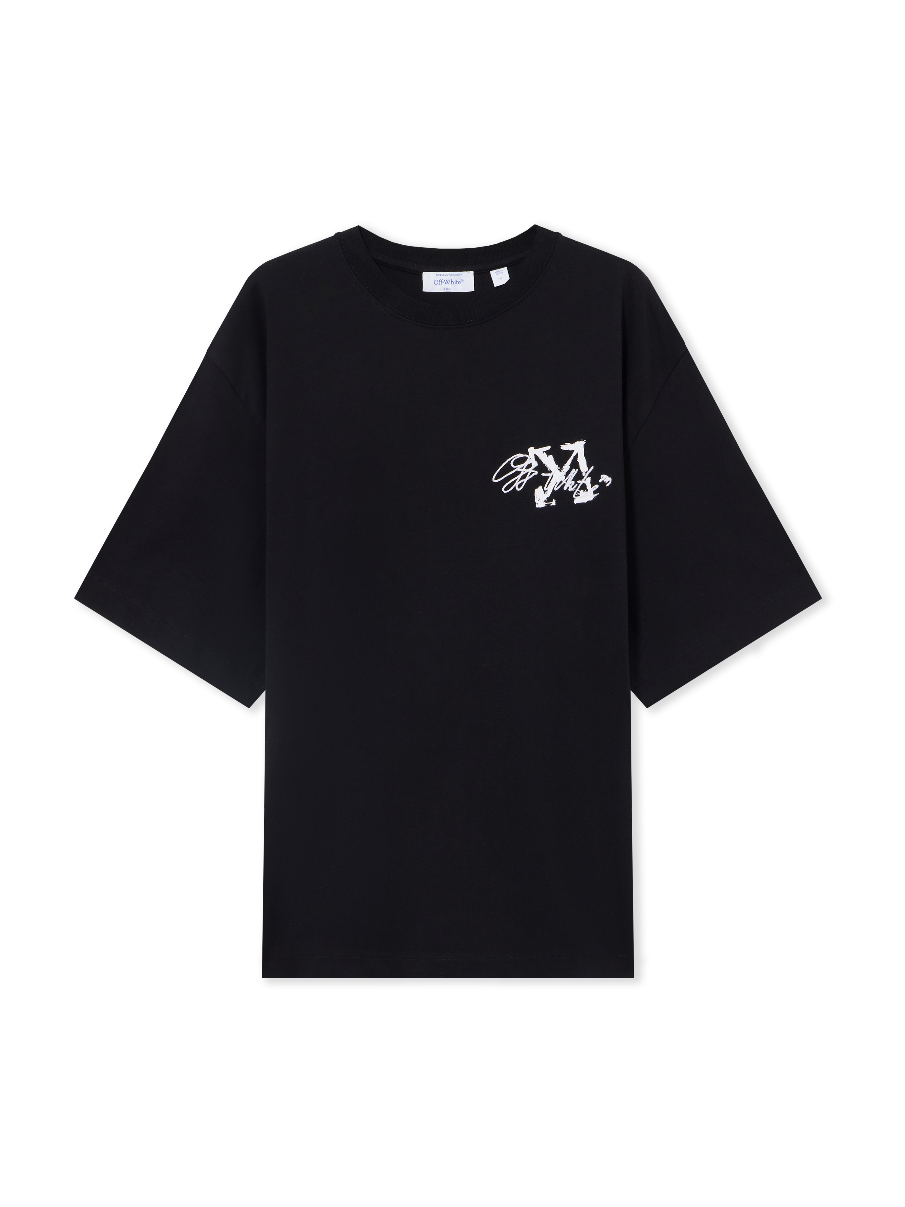 Off White Uomo Nero T-Shirt Stroke 2 Arrow Skate - T-Shirts S
