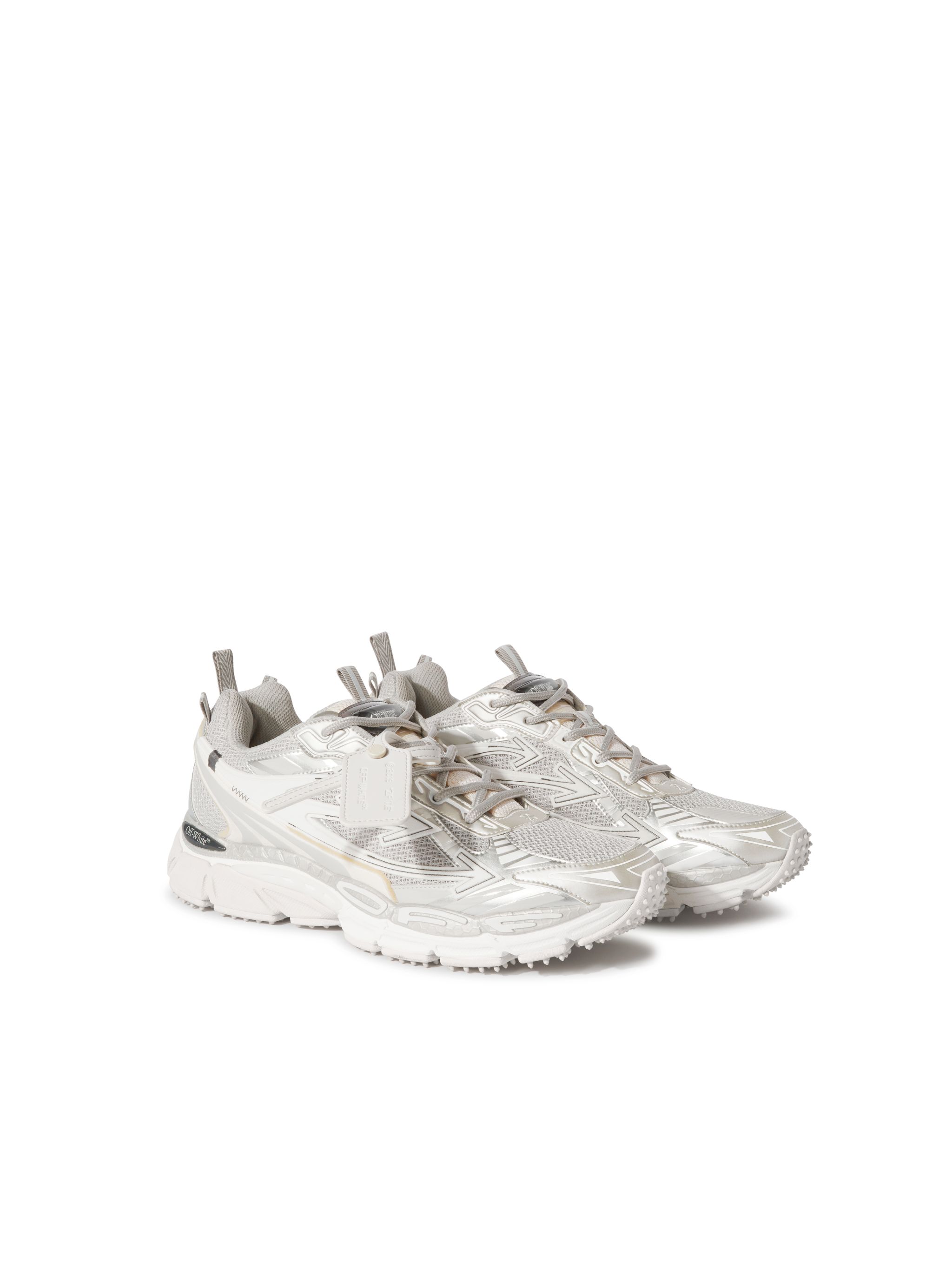 Off-white Be Right Back Mesh Sneakers Pull Tabs In White