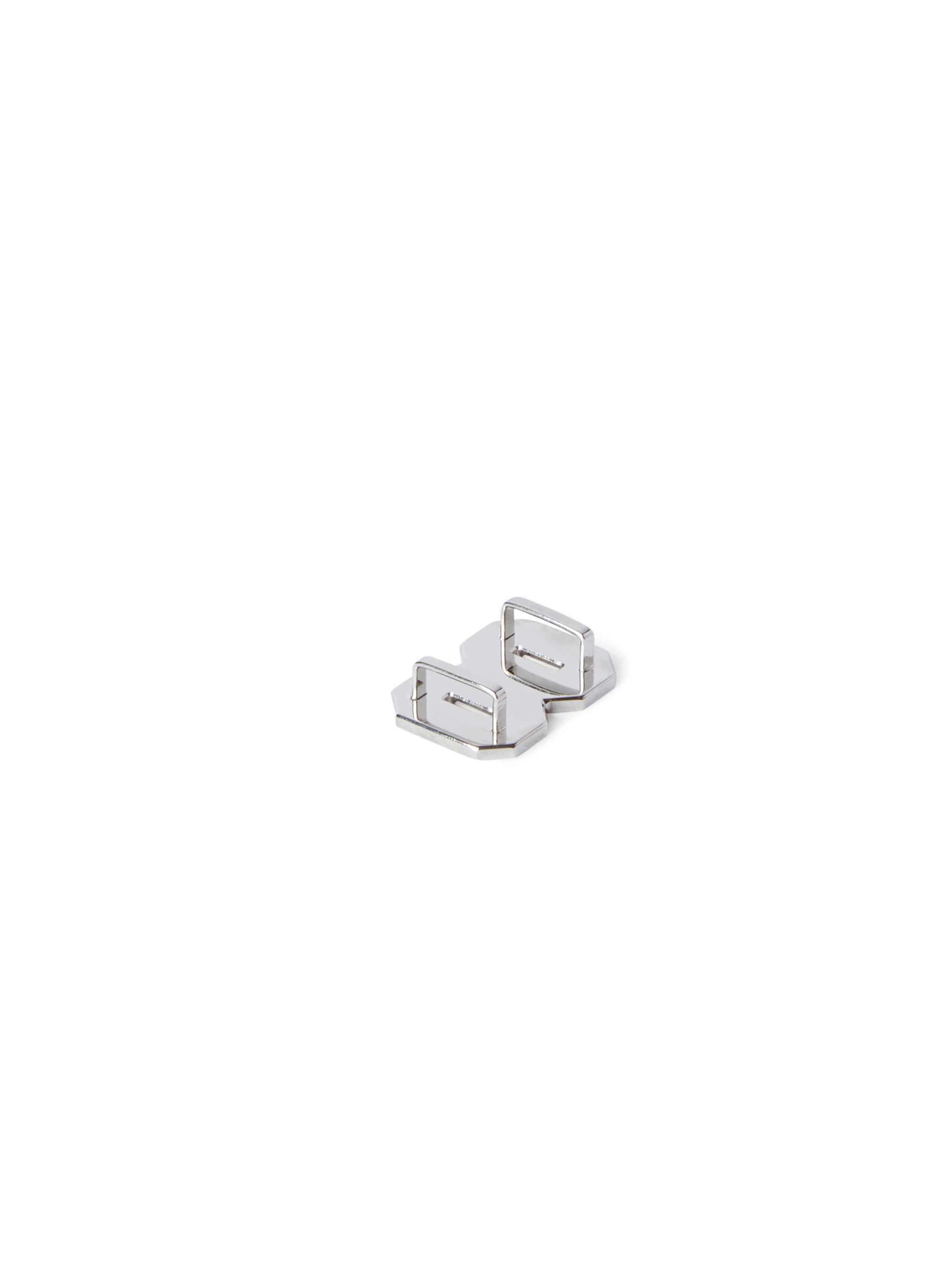 Off-white Silver Zero-zero Dubrae Charm In Grey