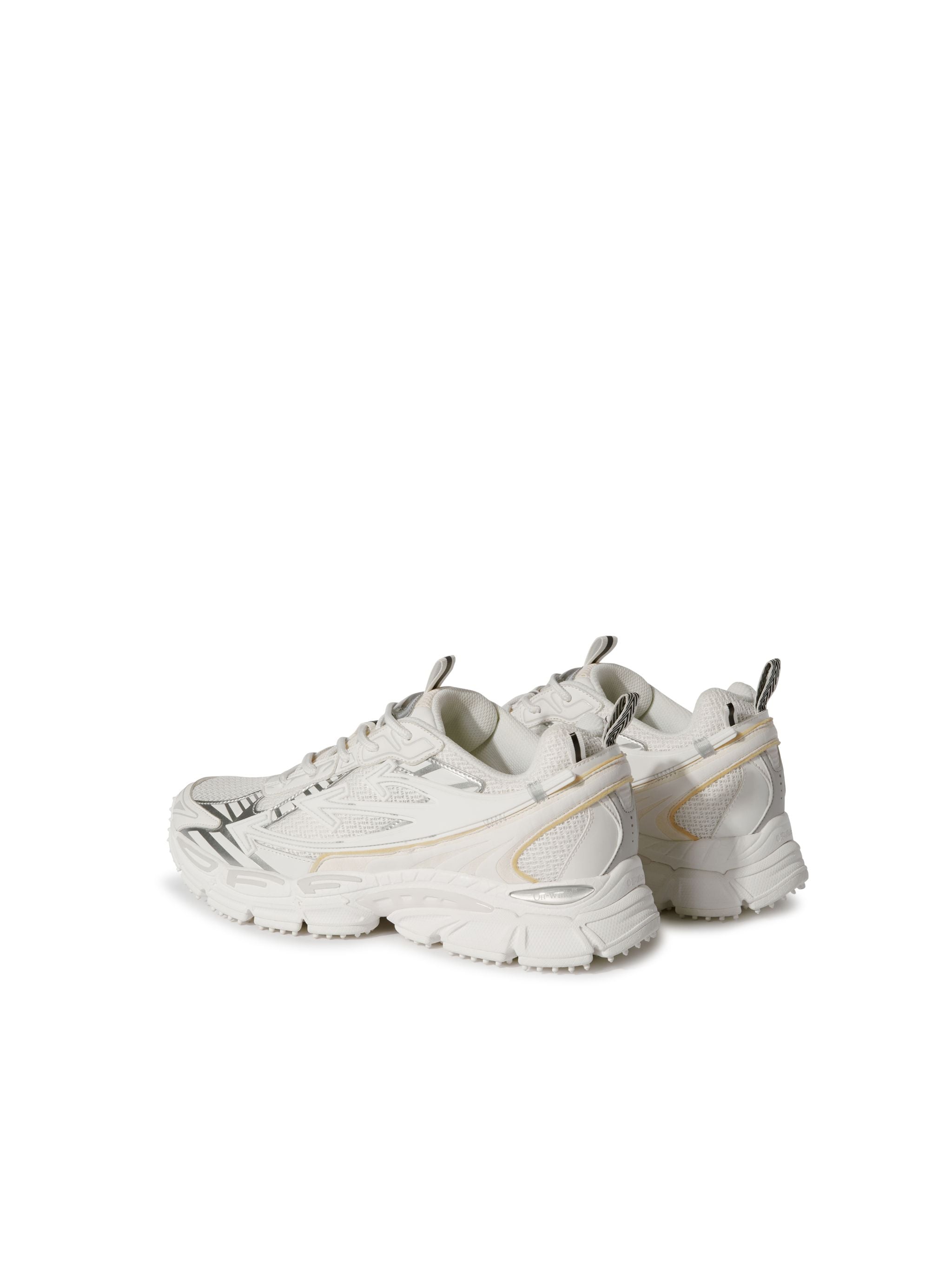 Off-white Be Right Back Mesh Sneakers Pull Tabs In White