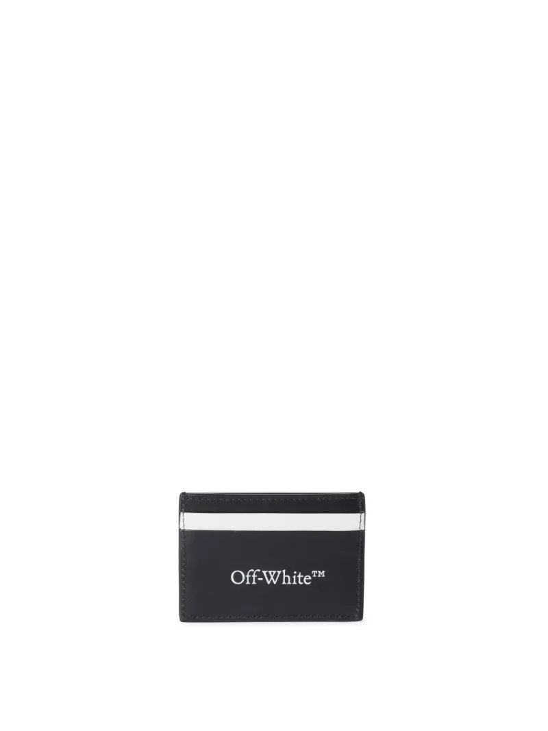 Off-white Black Ooo Sneaker Card Case In Black