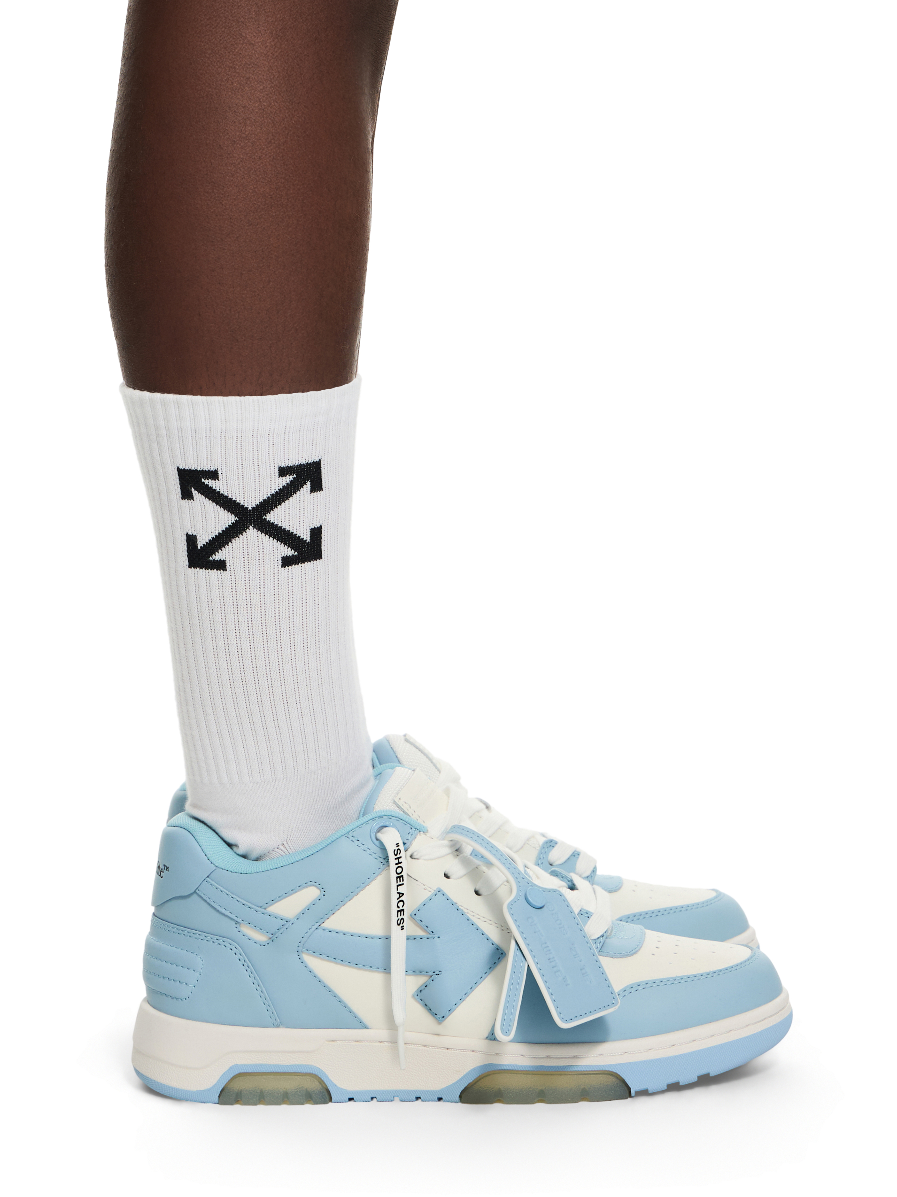 Off-white Off White Out-off-office Leather Sneakers In Multi