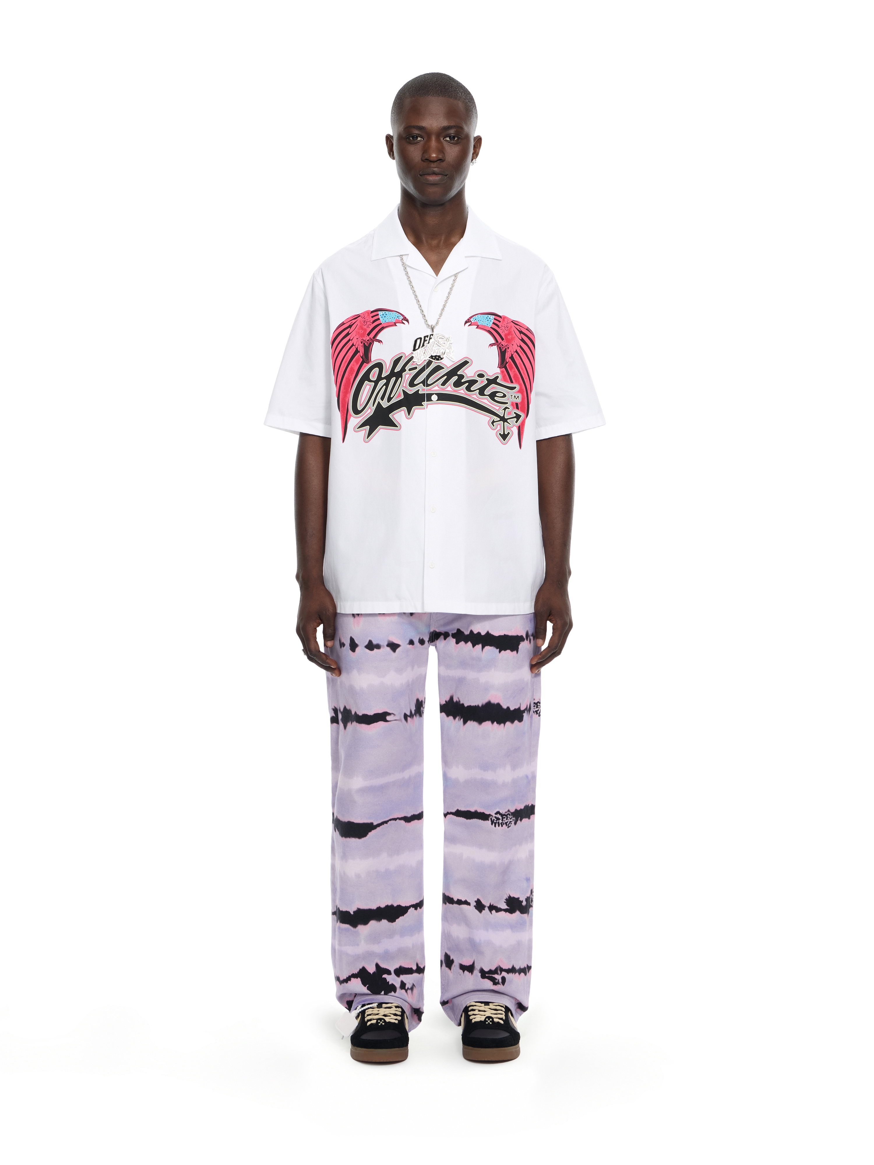 Off-White Double Eagle Poplin Bowling Shirt