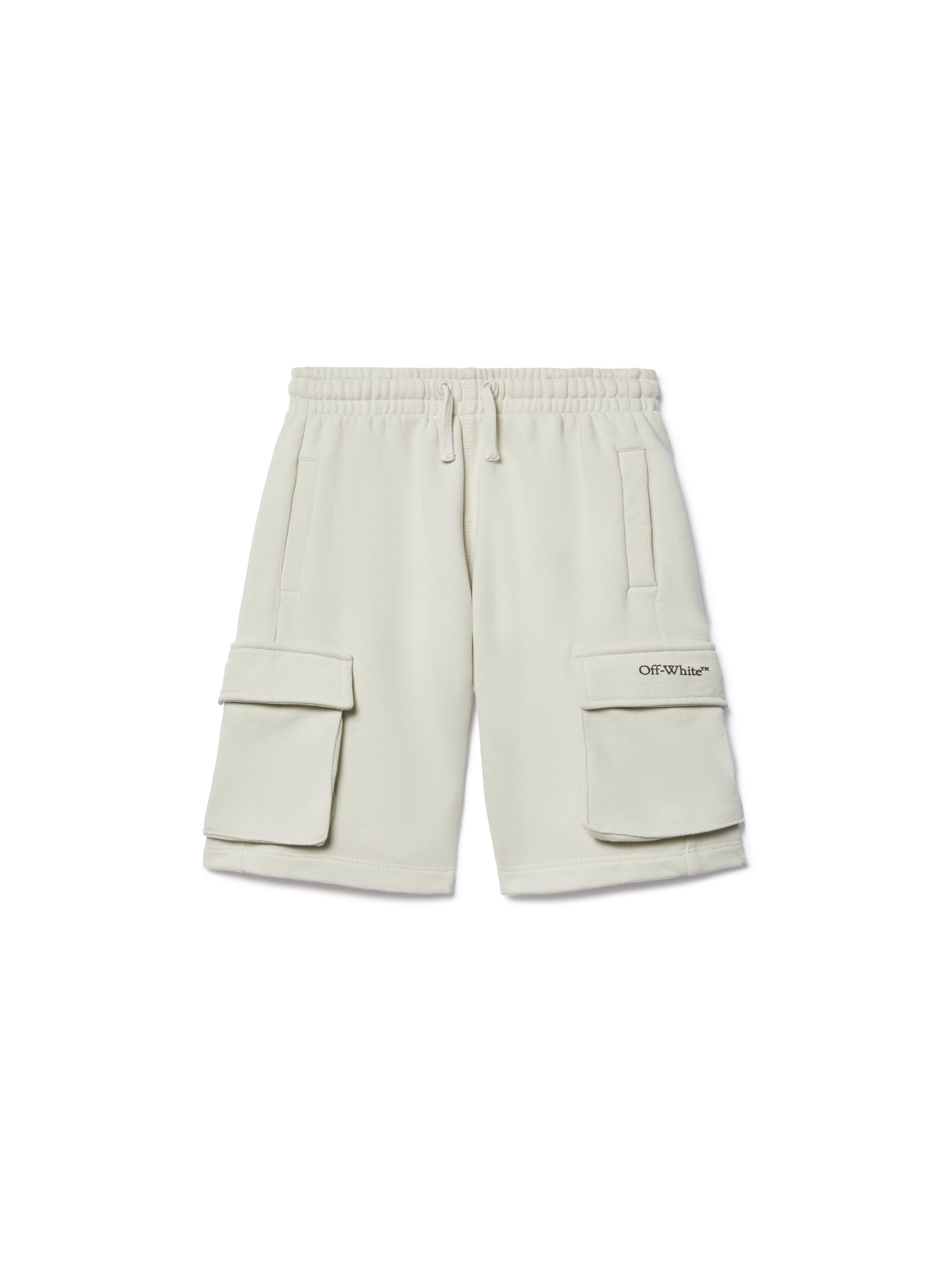 Off-white Diagonal Bookish Sweat Shorts In Grey