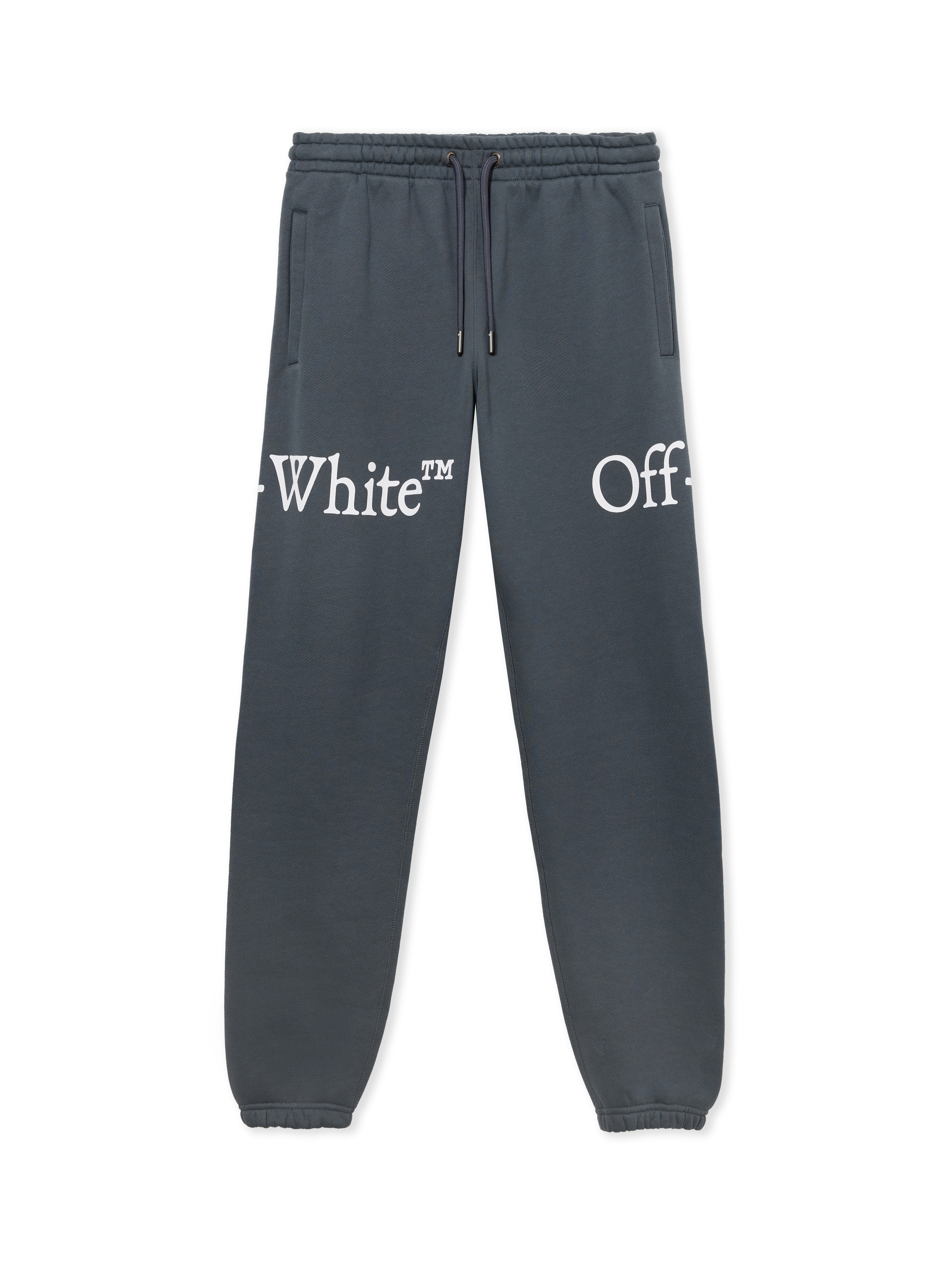 OFF WHITE Bookish Scarf Cuffed Sweatpants - Male Pants Dark Slate L