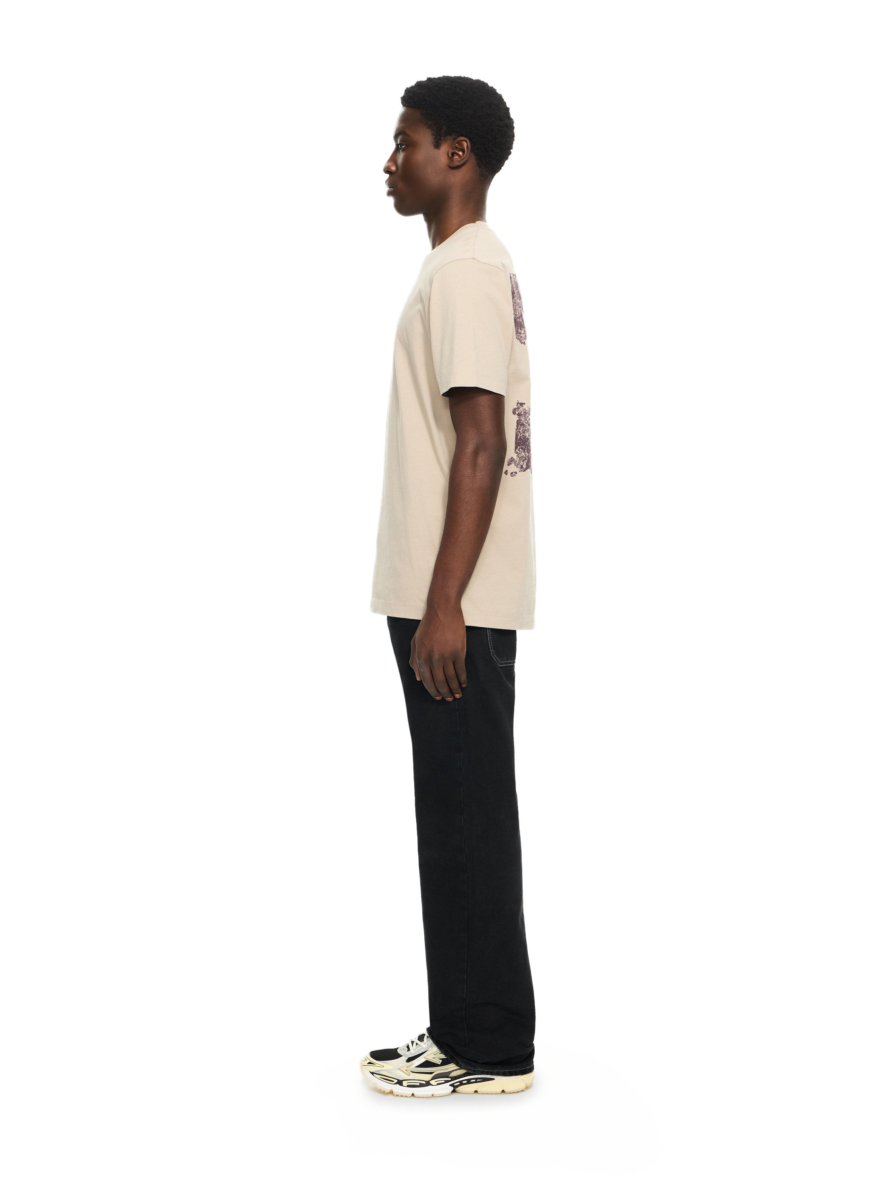  Off White Half Arrow Slim Relaxed Jeans - Male Jeans Stone Raw Black 33 