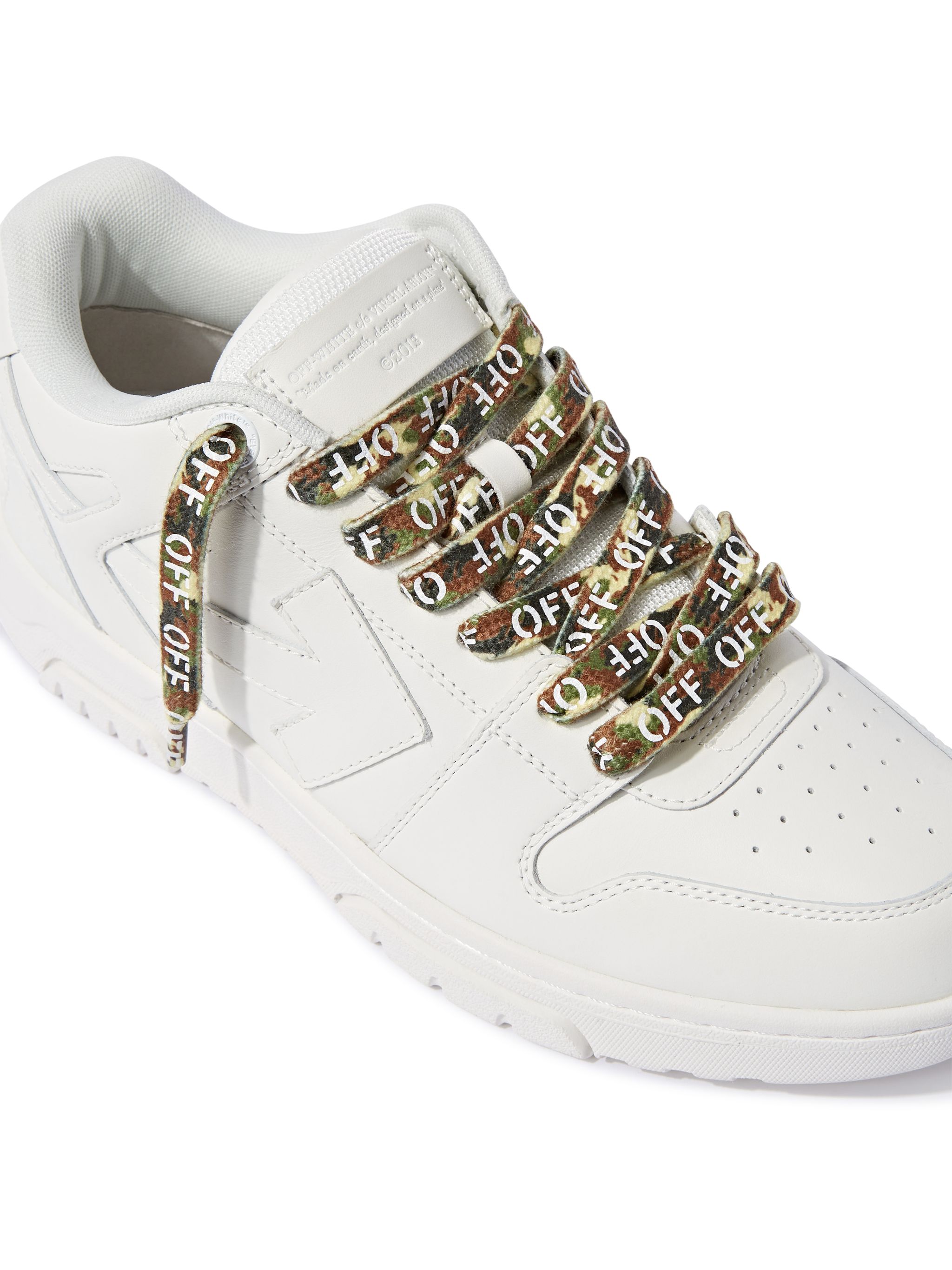  Off White Green/white Camo Laces - Male Fragrances Green O/s 