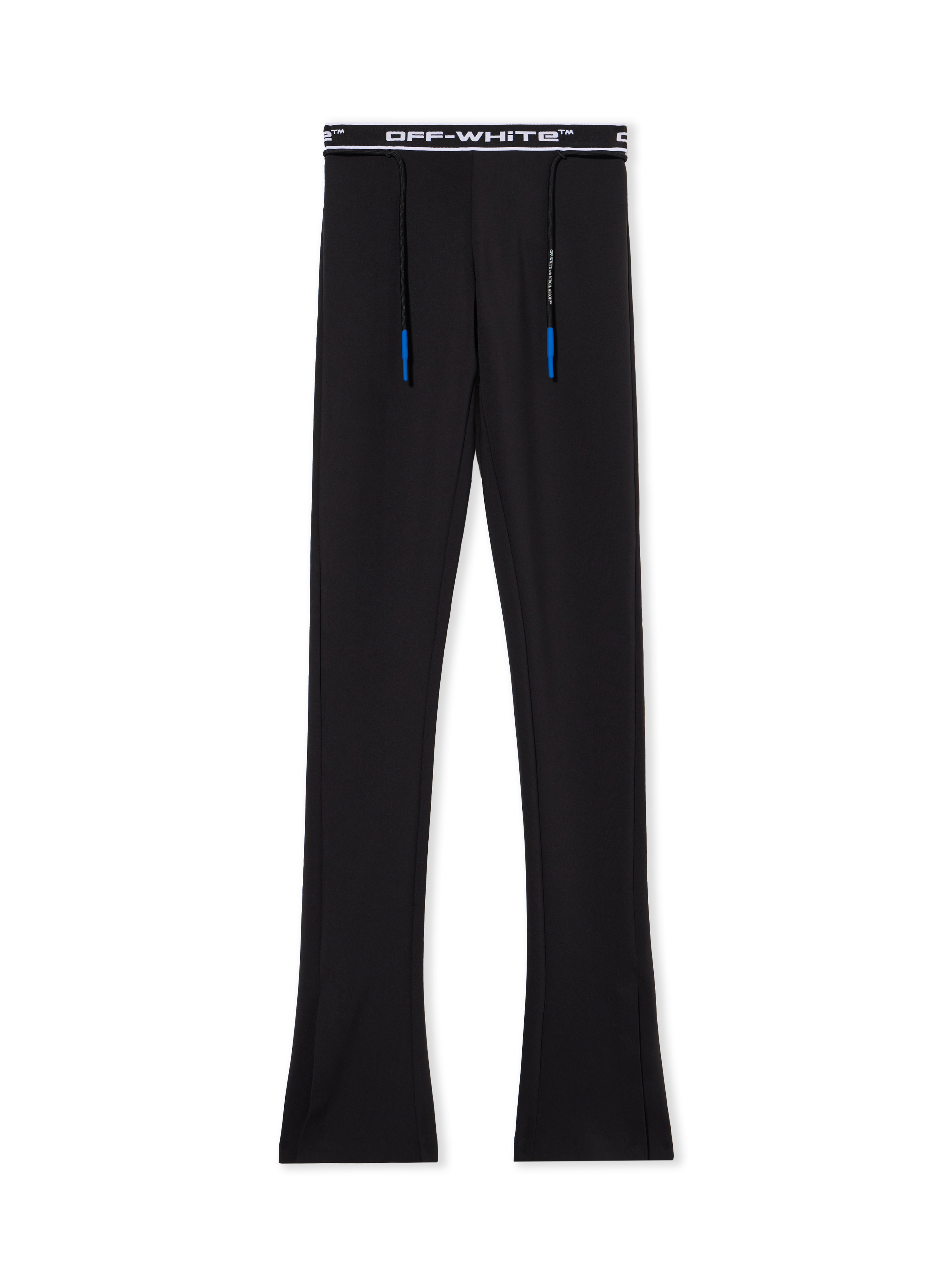 Off-white Logoband Split Leggings In Black