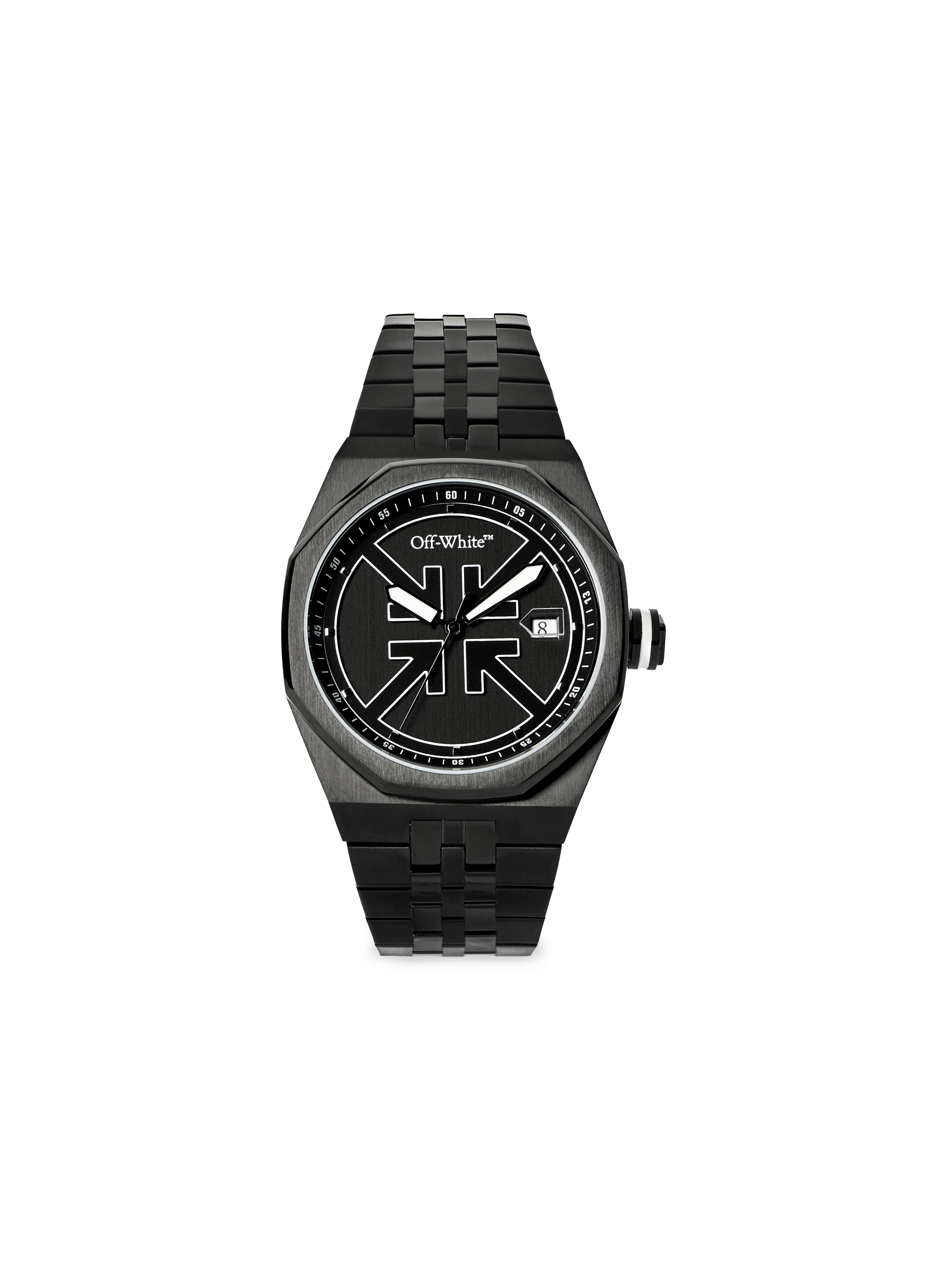 Off-white No Grid Watch In Black