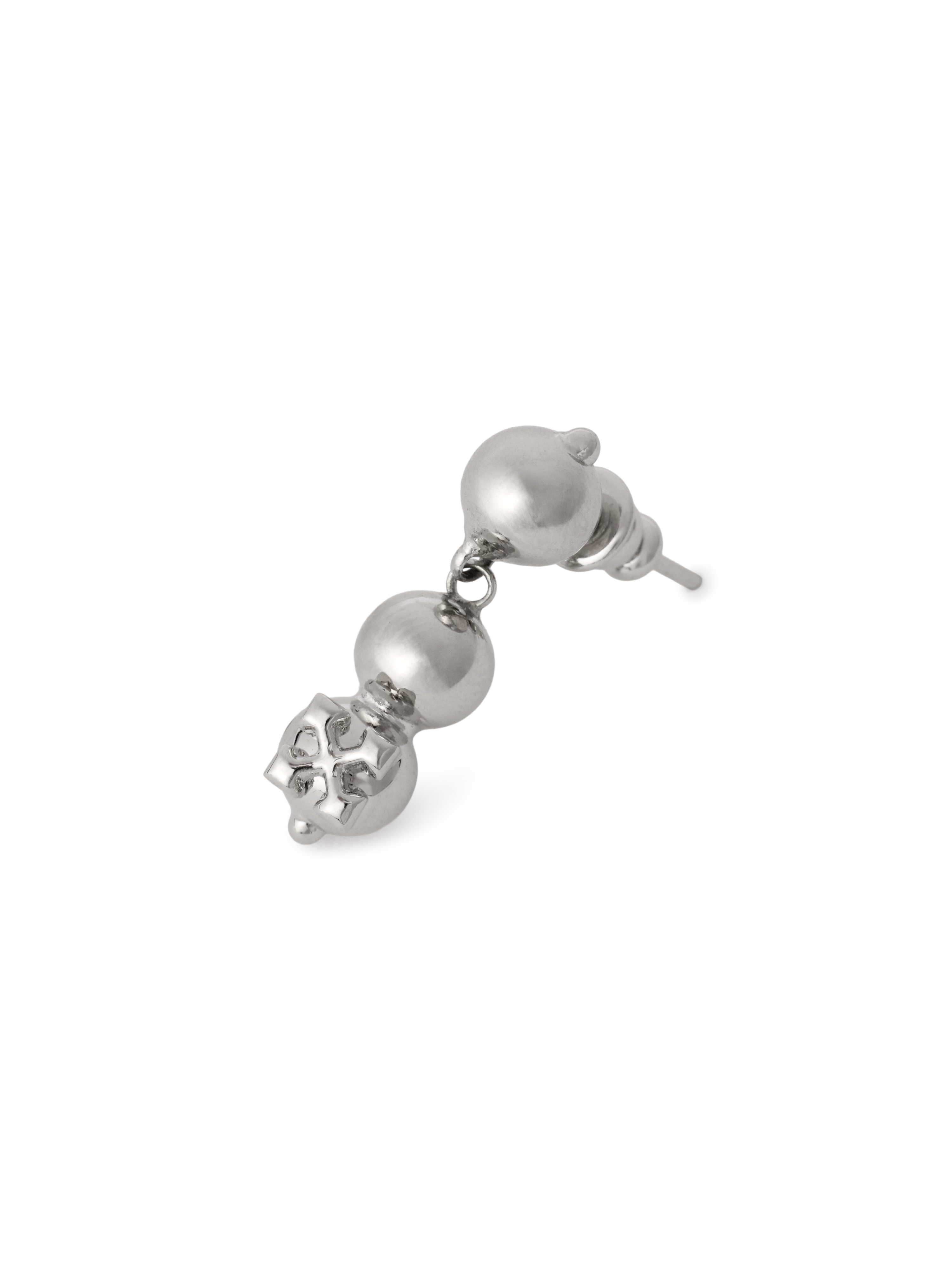  Off White Arrow Ballchain Mono Earring - Male Schmuck Silver - Silver O/s 