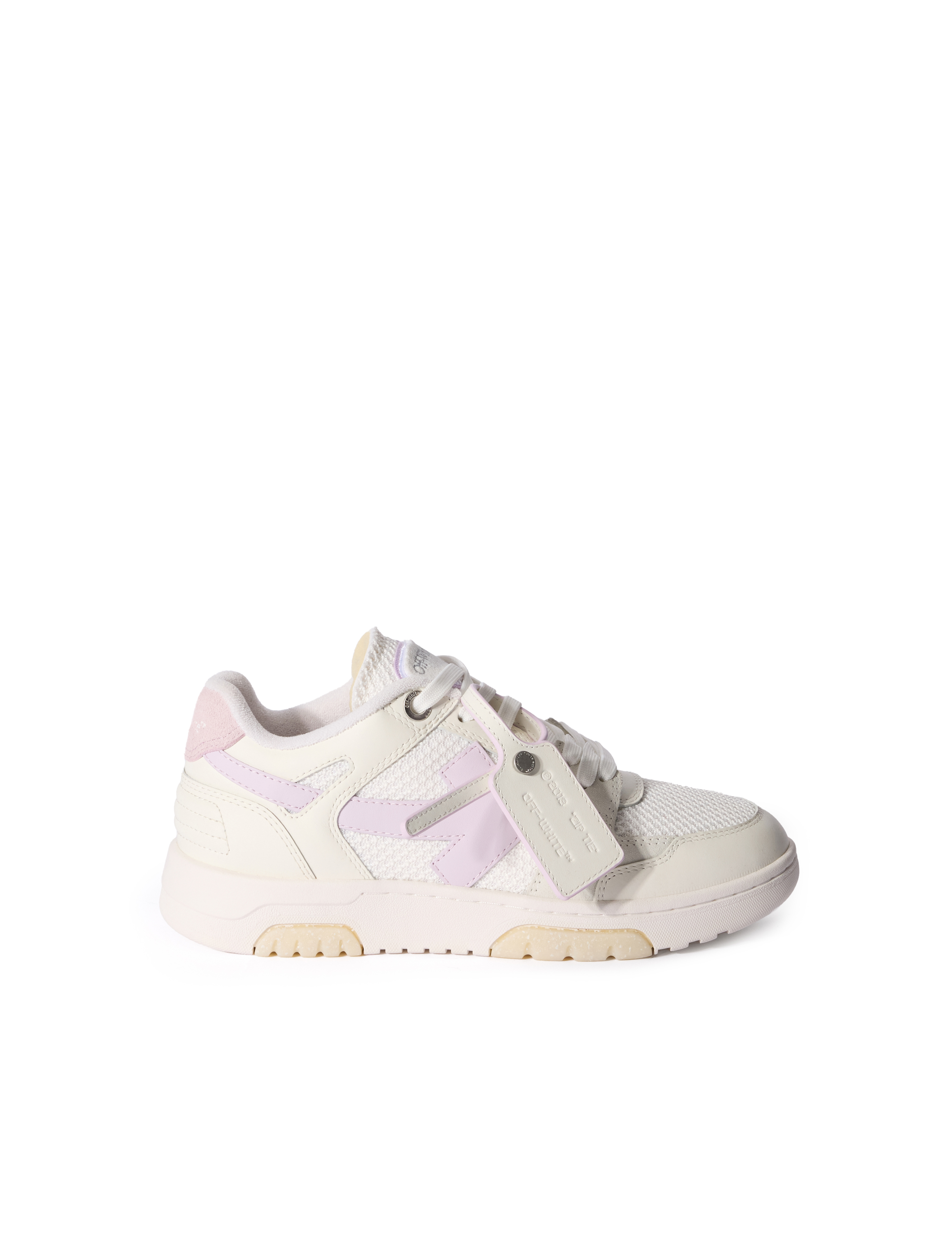OFF WHITE Out Of Office Slim Sneakers - Female Sneakers White - Lilac 39