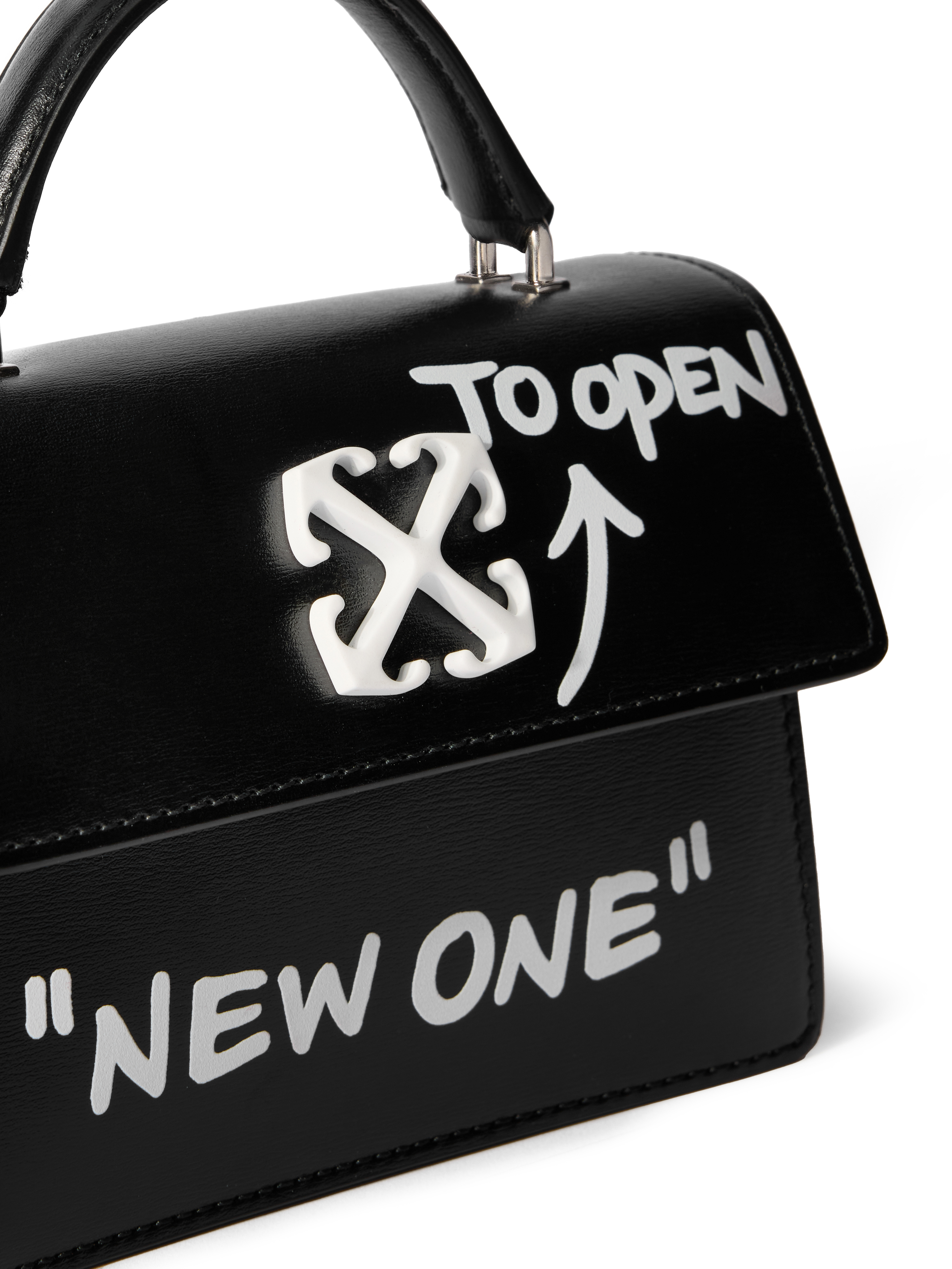 Off-white Jitney Baby Quote Handbag In Multi