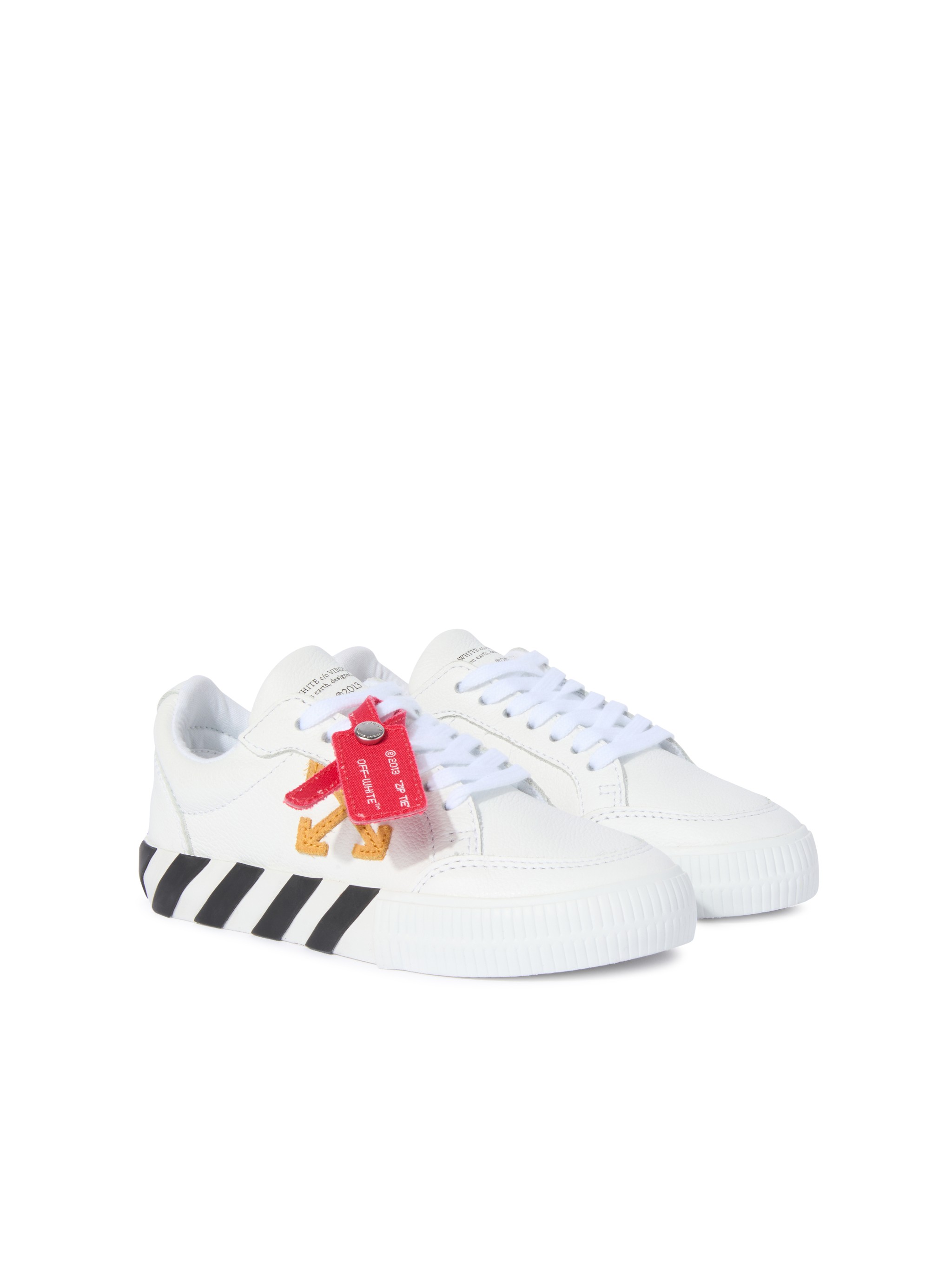 Off-white Vulcanized Leather White/ocher Yellow