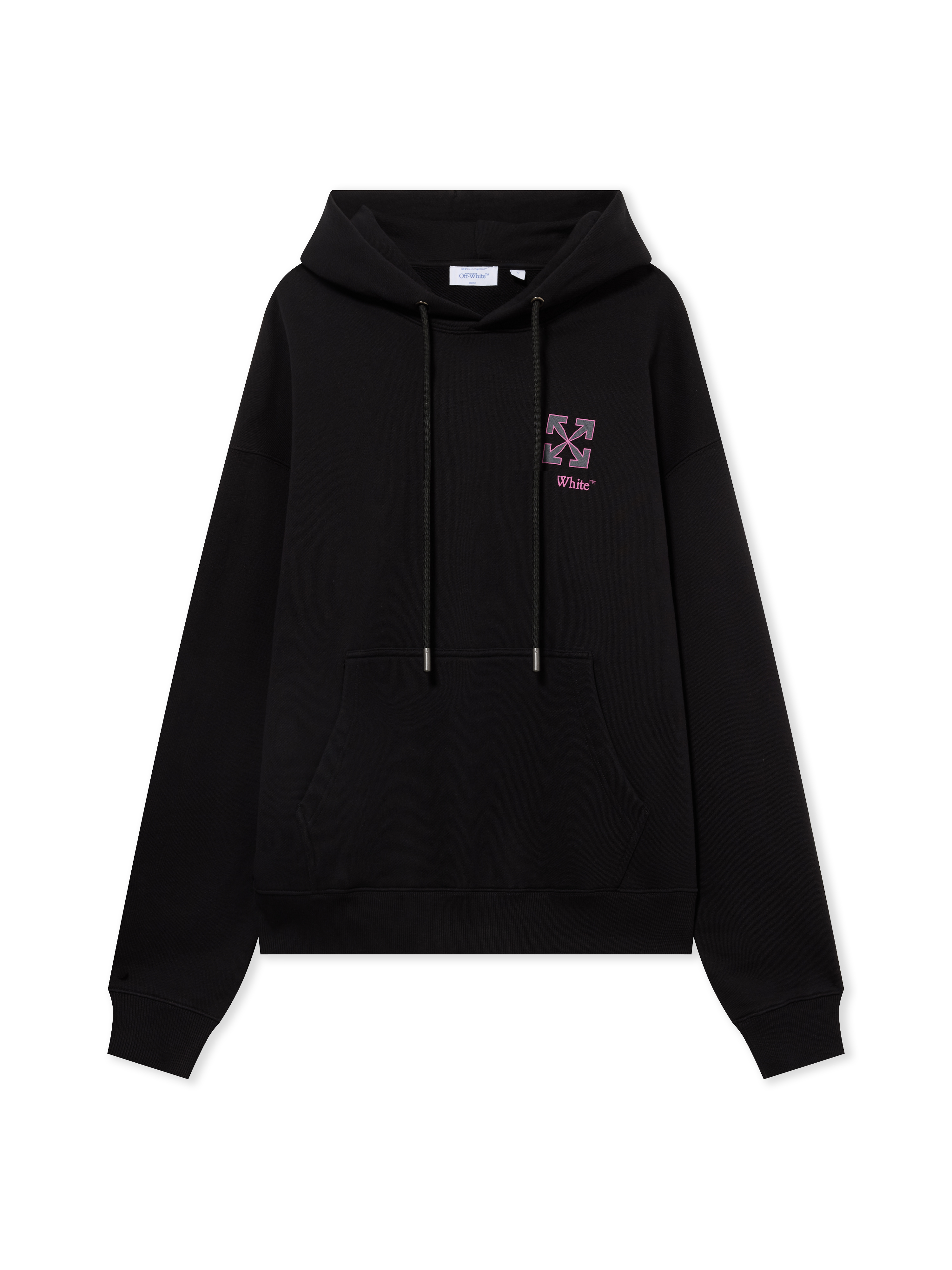 Off White Uomo Nero - Felpa Con Cappuccio Small Arrow Skate - Sweatshirts & Hoodies - Xl - Immagine 2