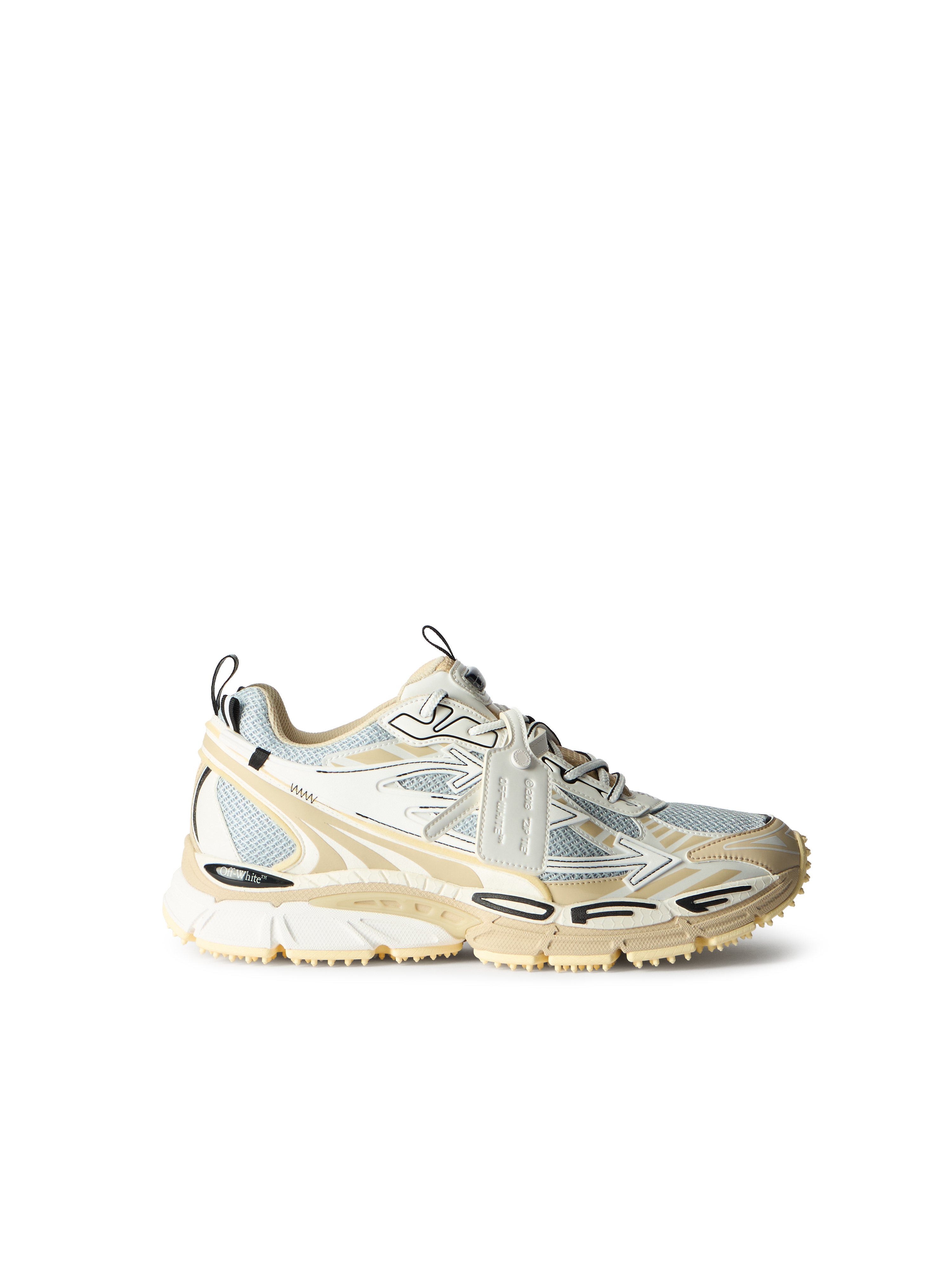 Off White Men's Light Grey - Caramel Be Right Back Sneakers - Sneakers 46