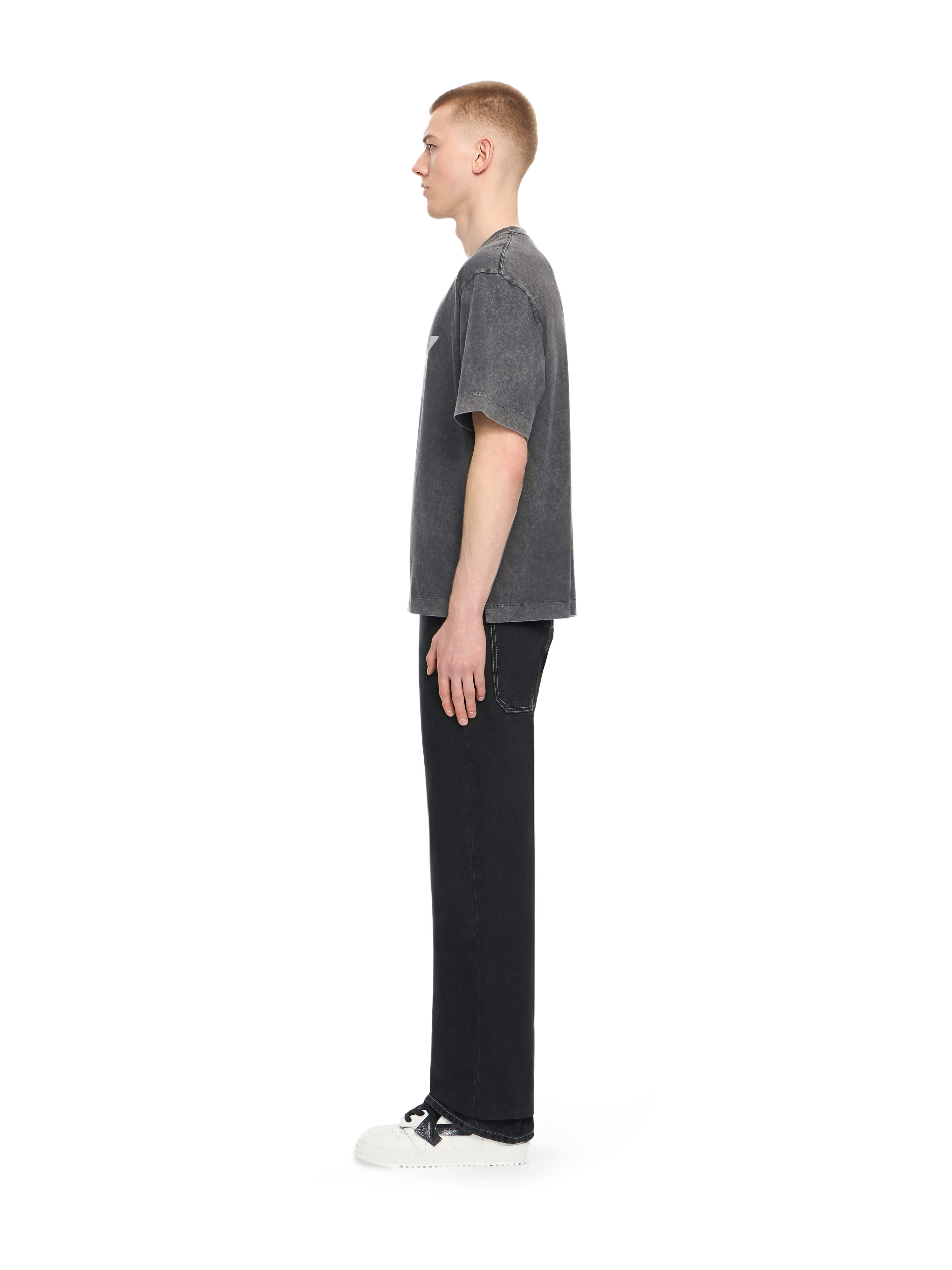 Off-white Owr Skate Graphic T-shirt In Gray