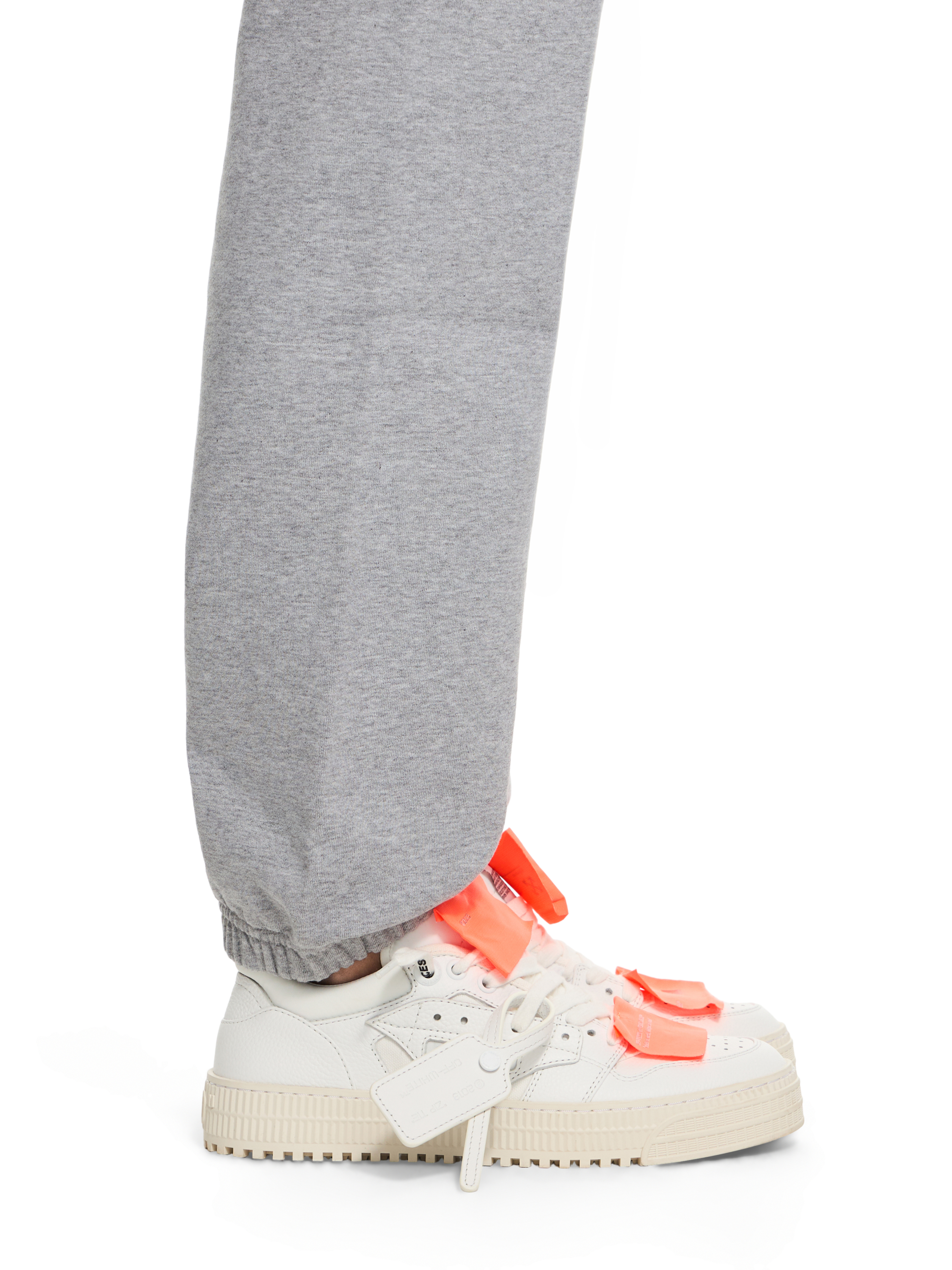Off-white Low-top Off-court Sneakers With Zip-tie Detail In Neutral